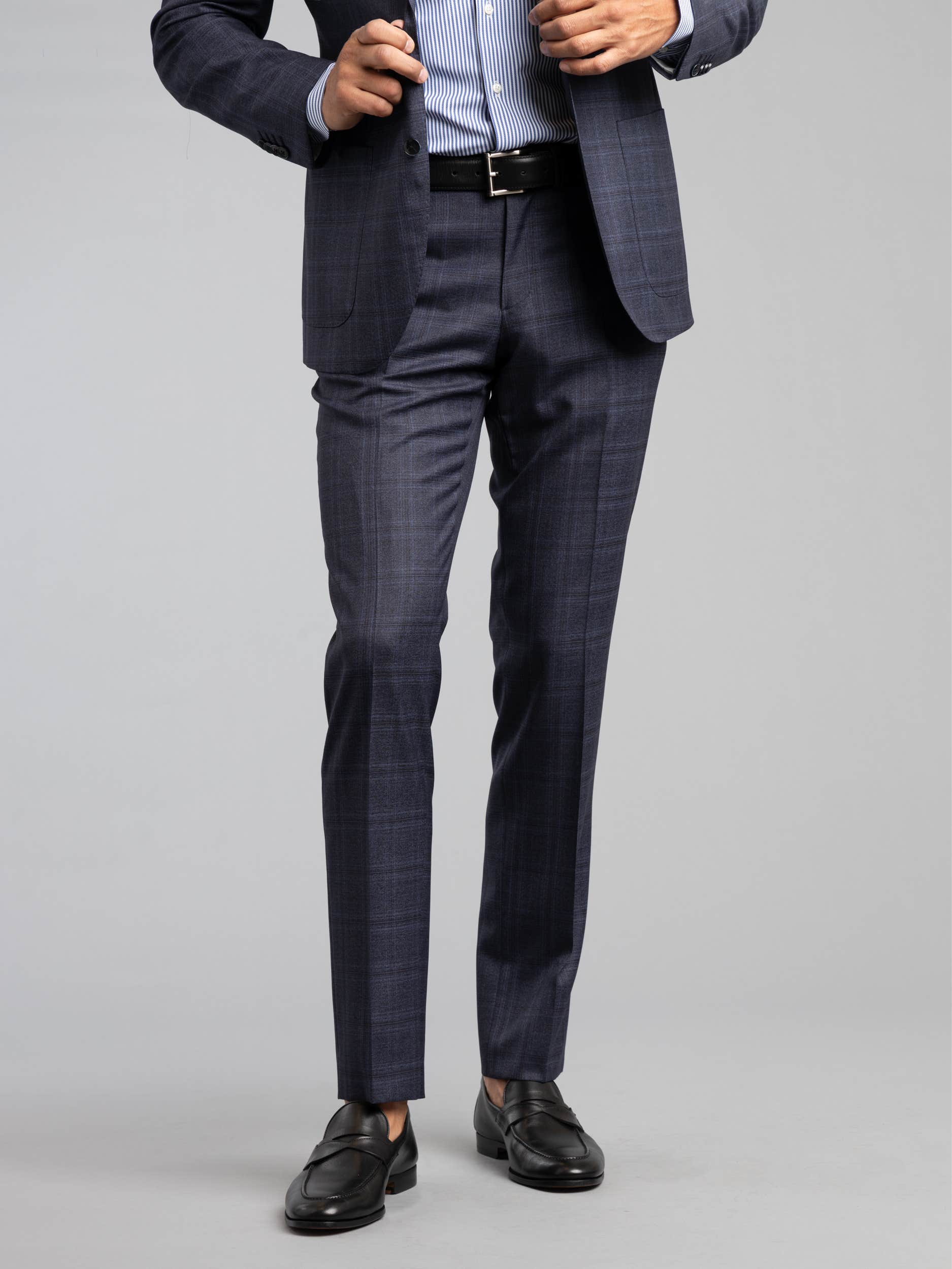 Navy Glen Check Dream Suit