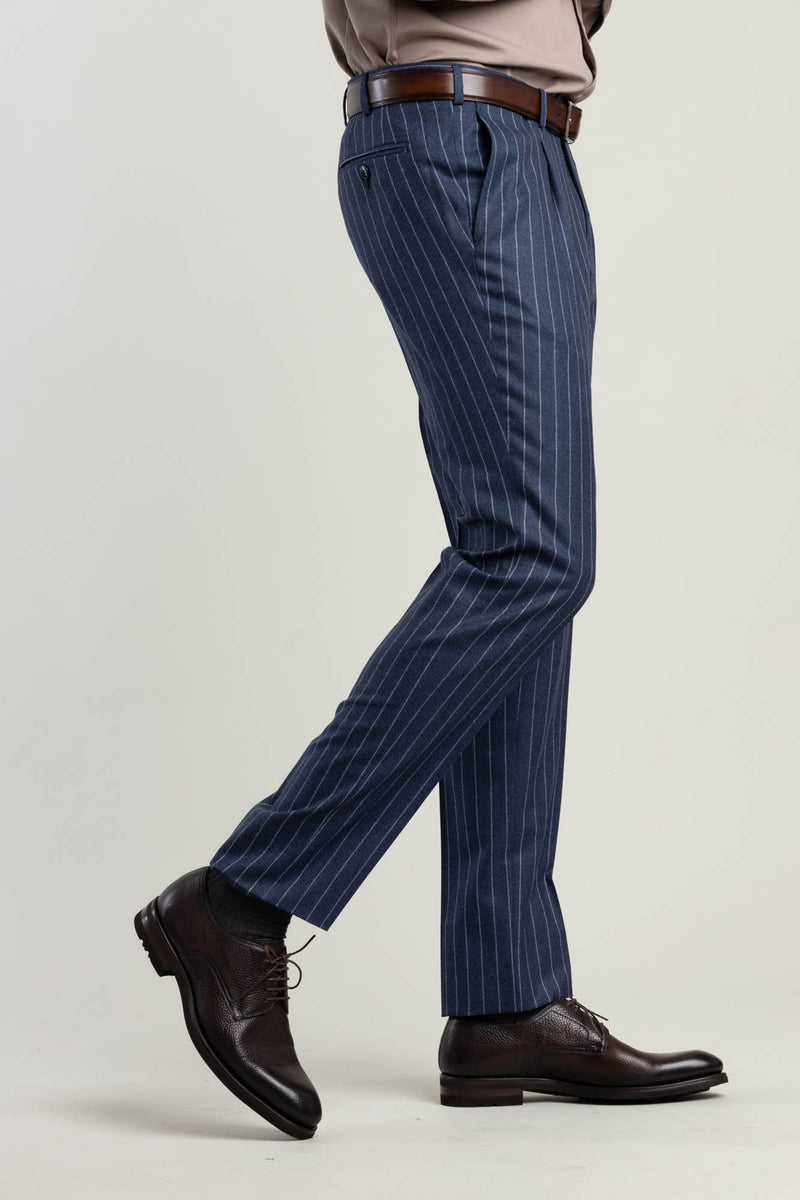Navy Striped Dress Pants – The Helm Clothing
