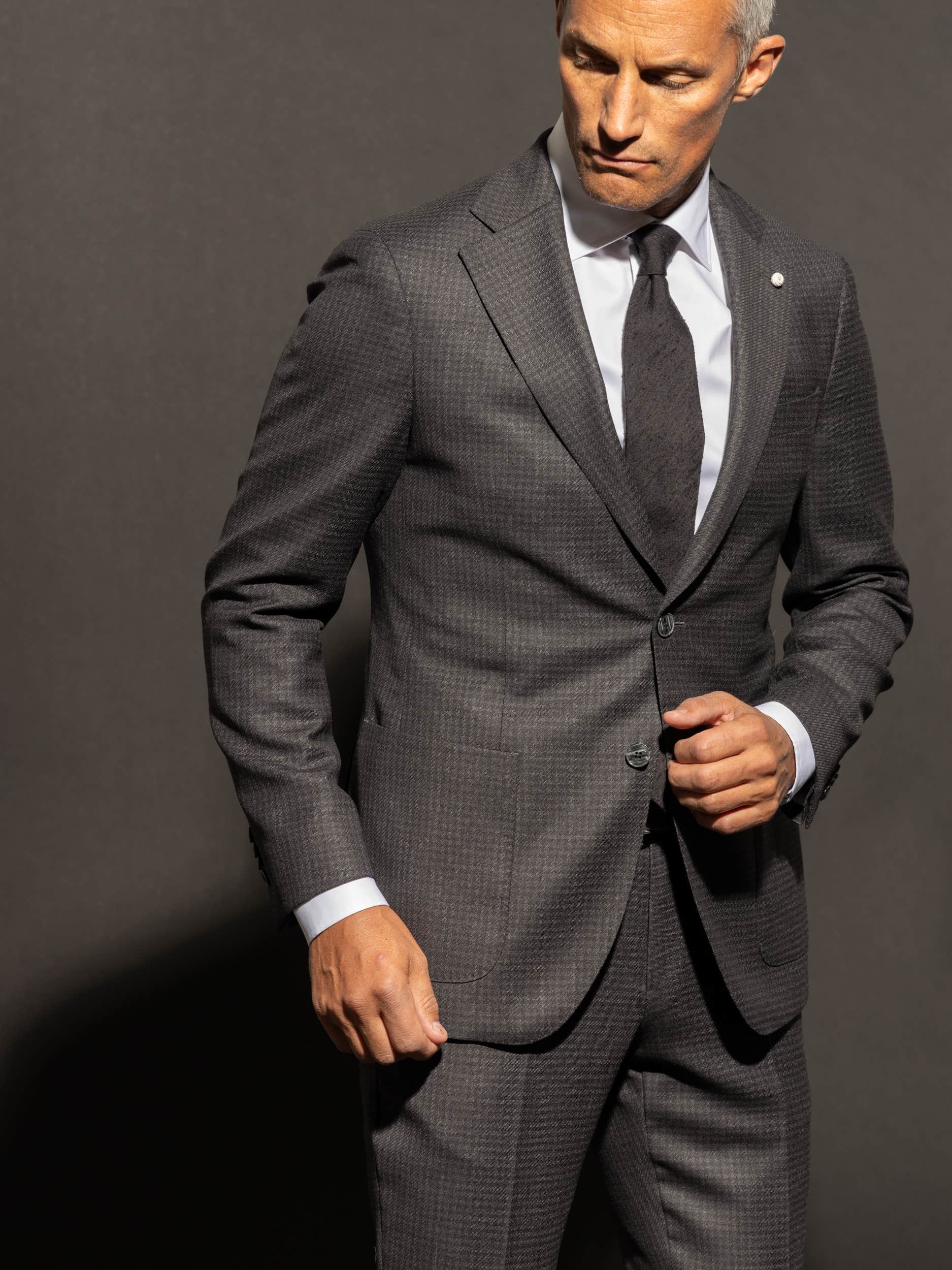 Black Check Wool Dream Suit