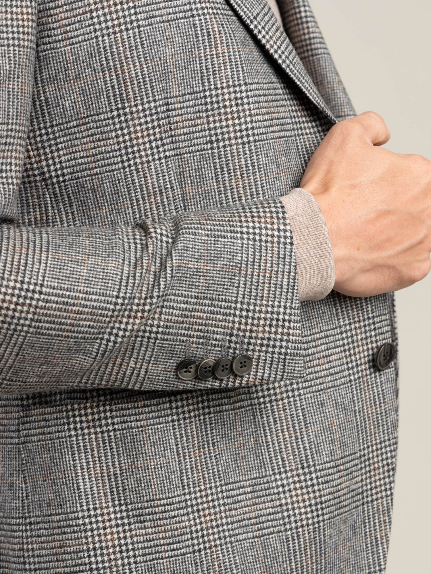 Grey Glen Check Wool Suit