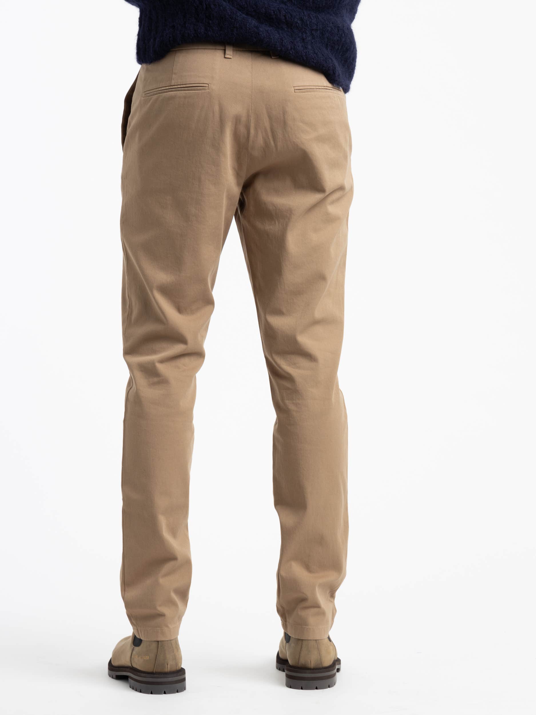Khaki Ezra Light Stretch Trousers