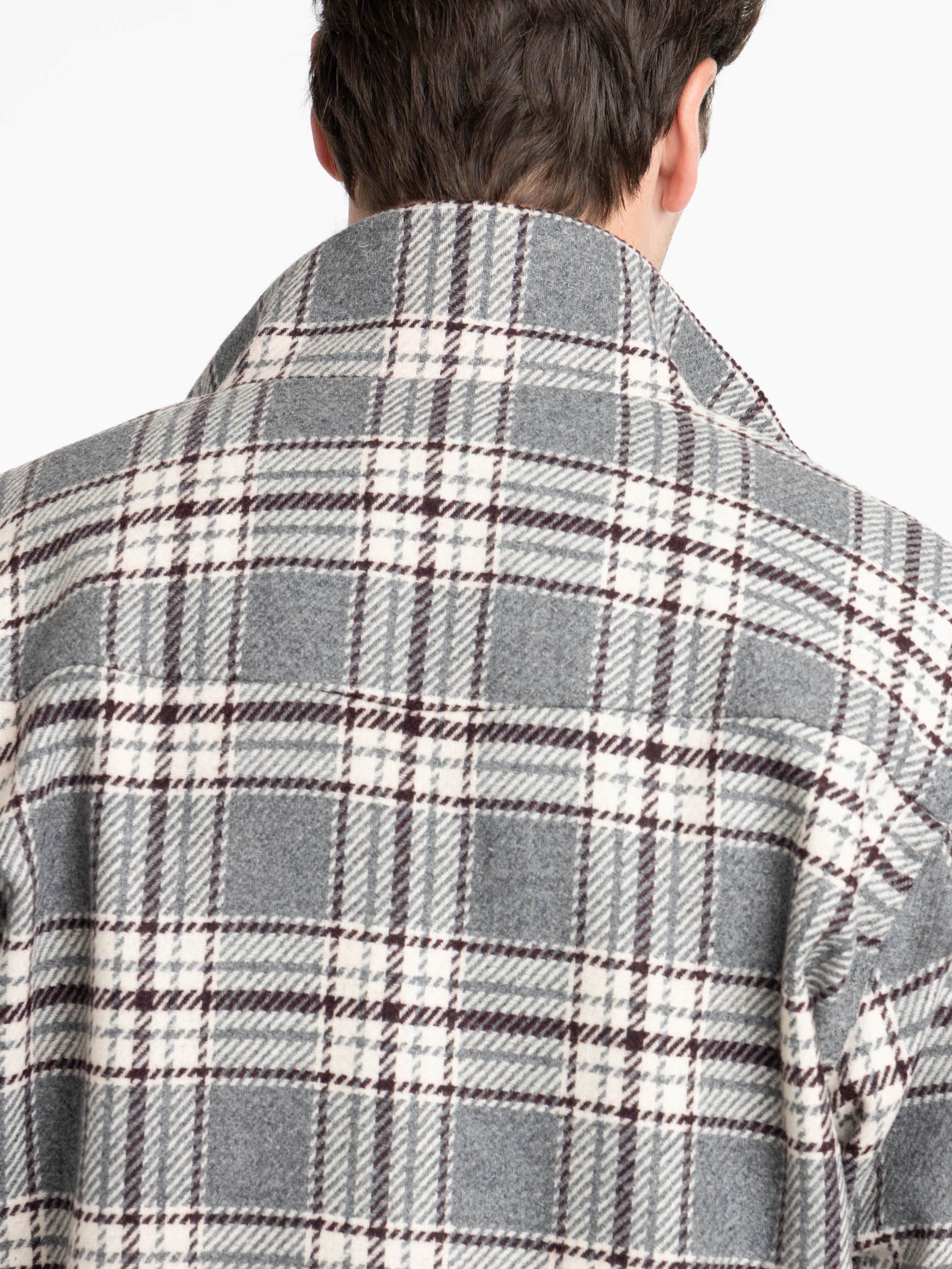 Textured Check Justin Overshirt