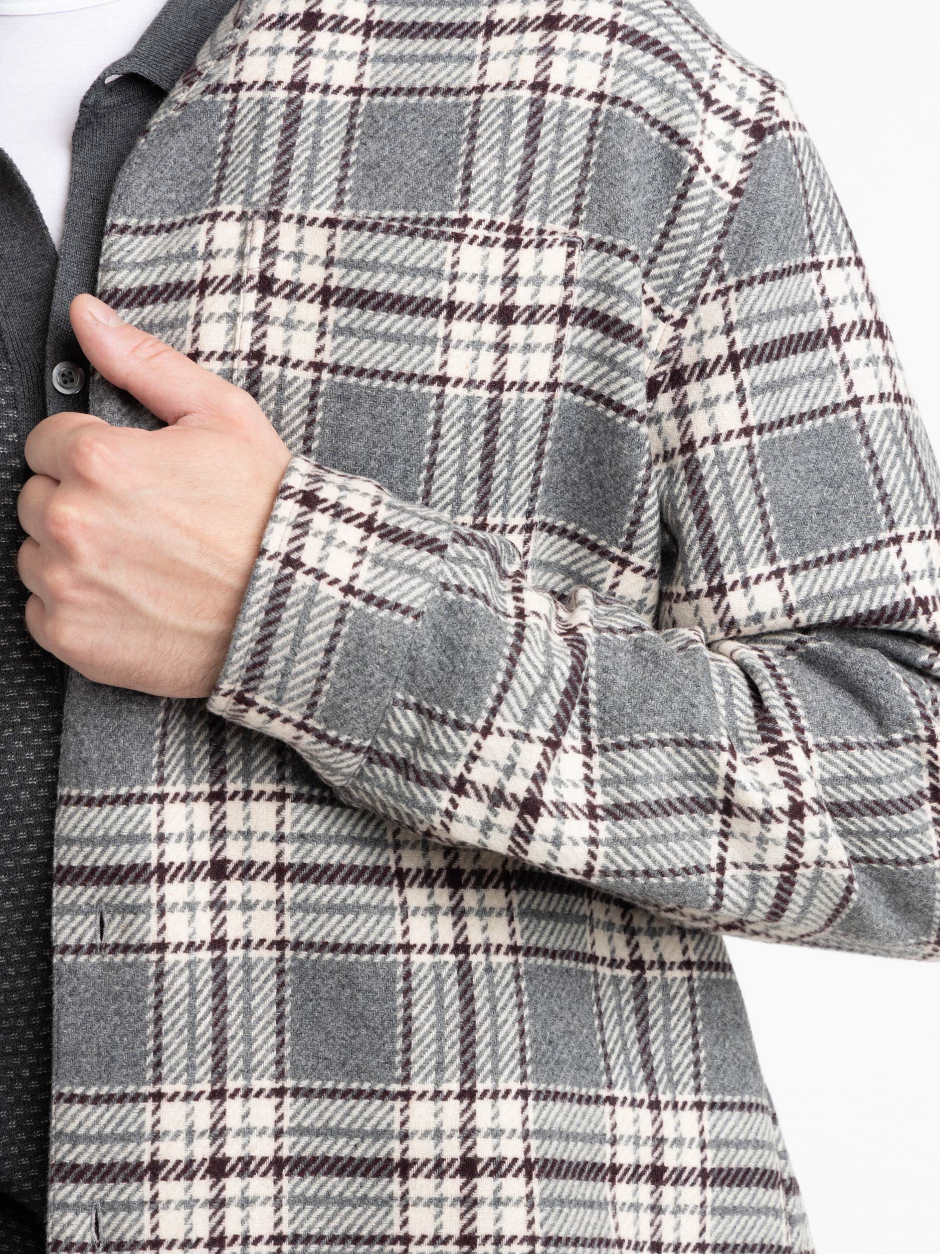 Textured Check Justin Overshirt