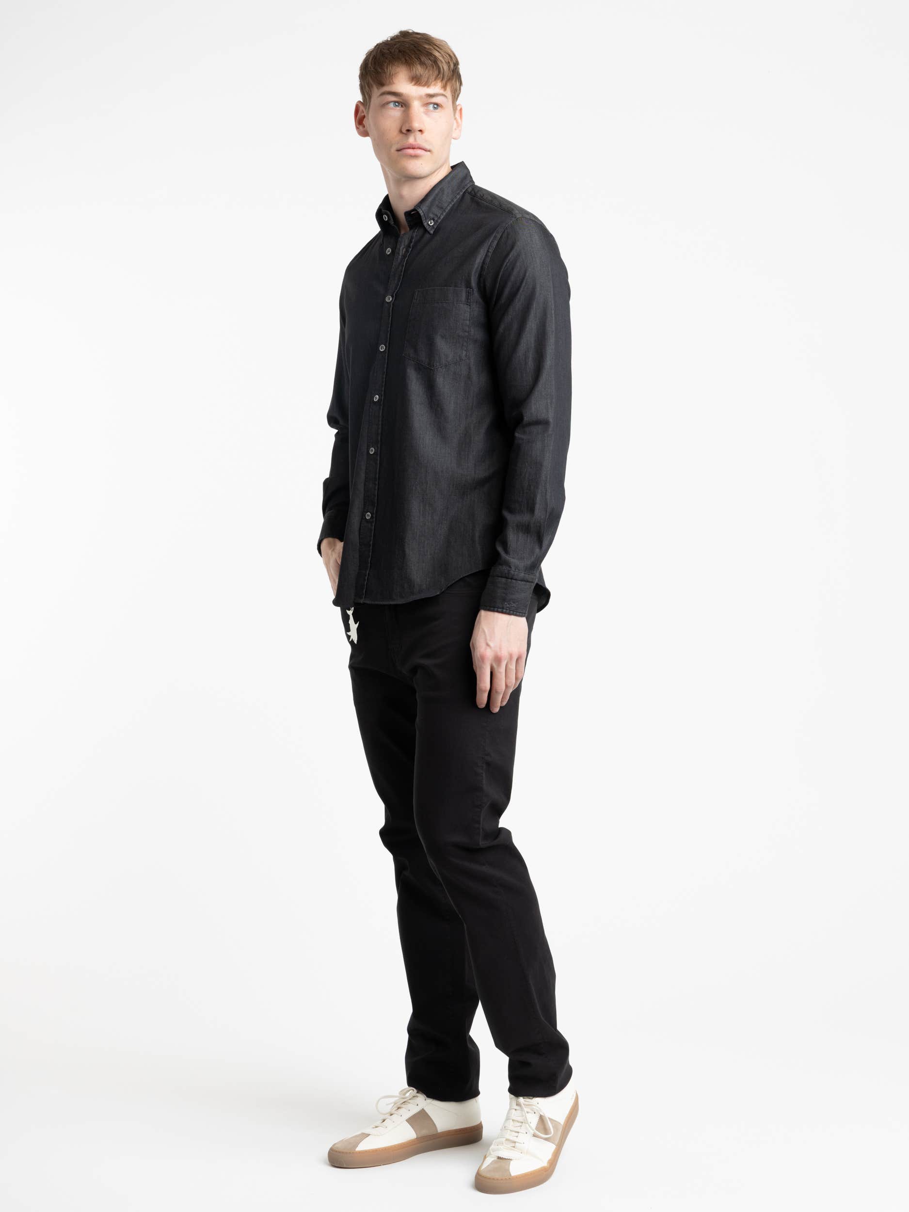 Black Cotton Shirt