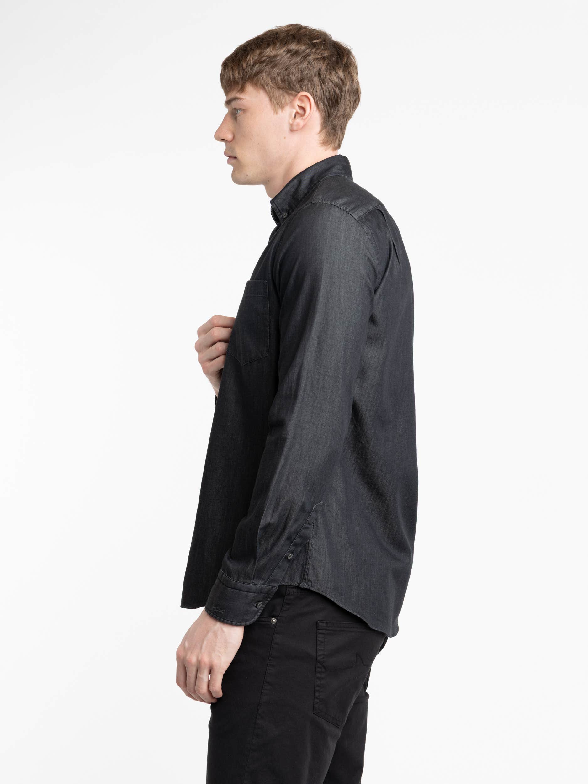 Black Cotton Shirt