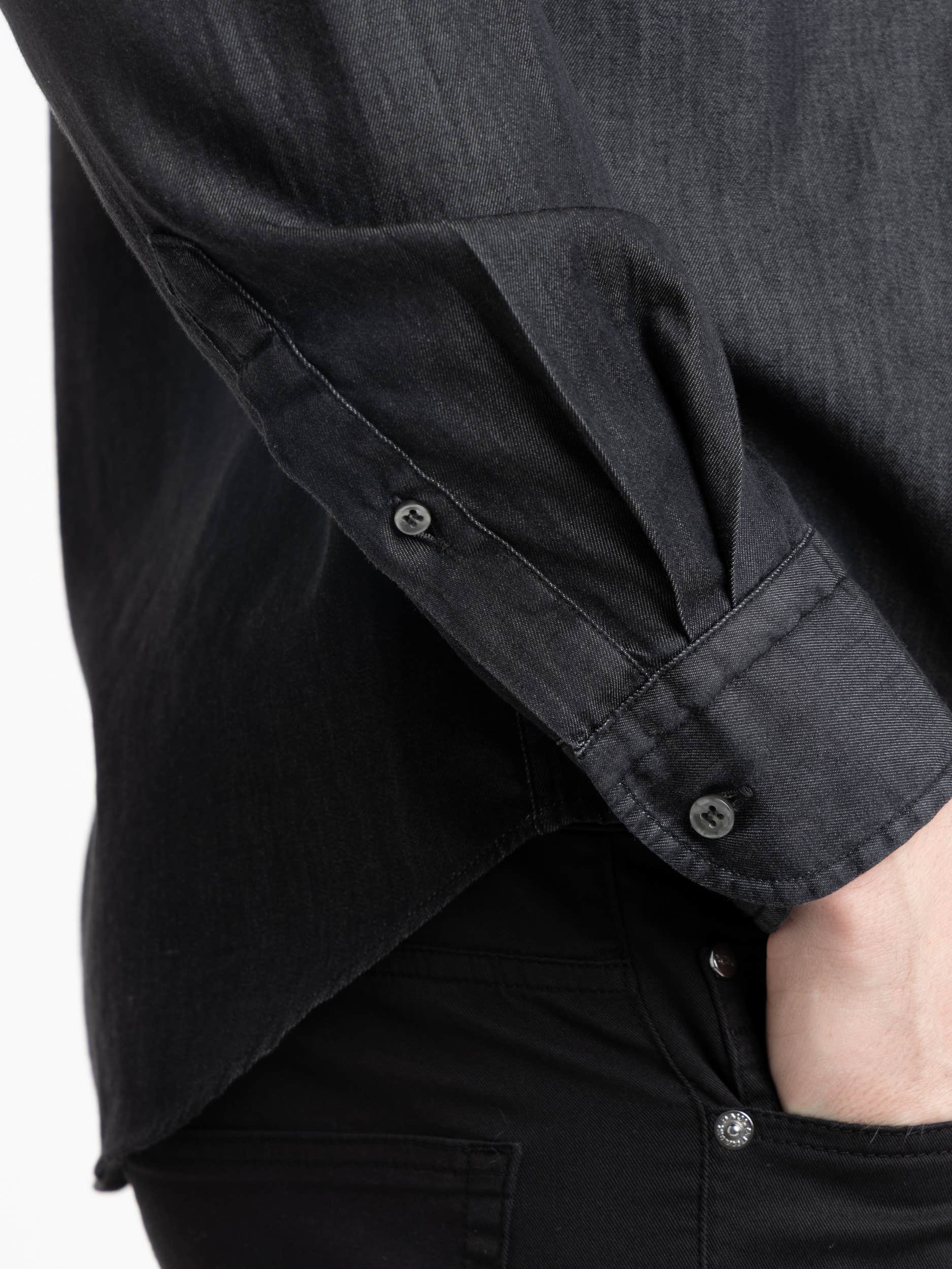 Black Cotton Shirt