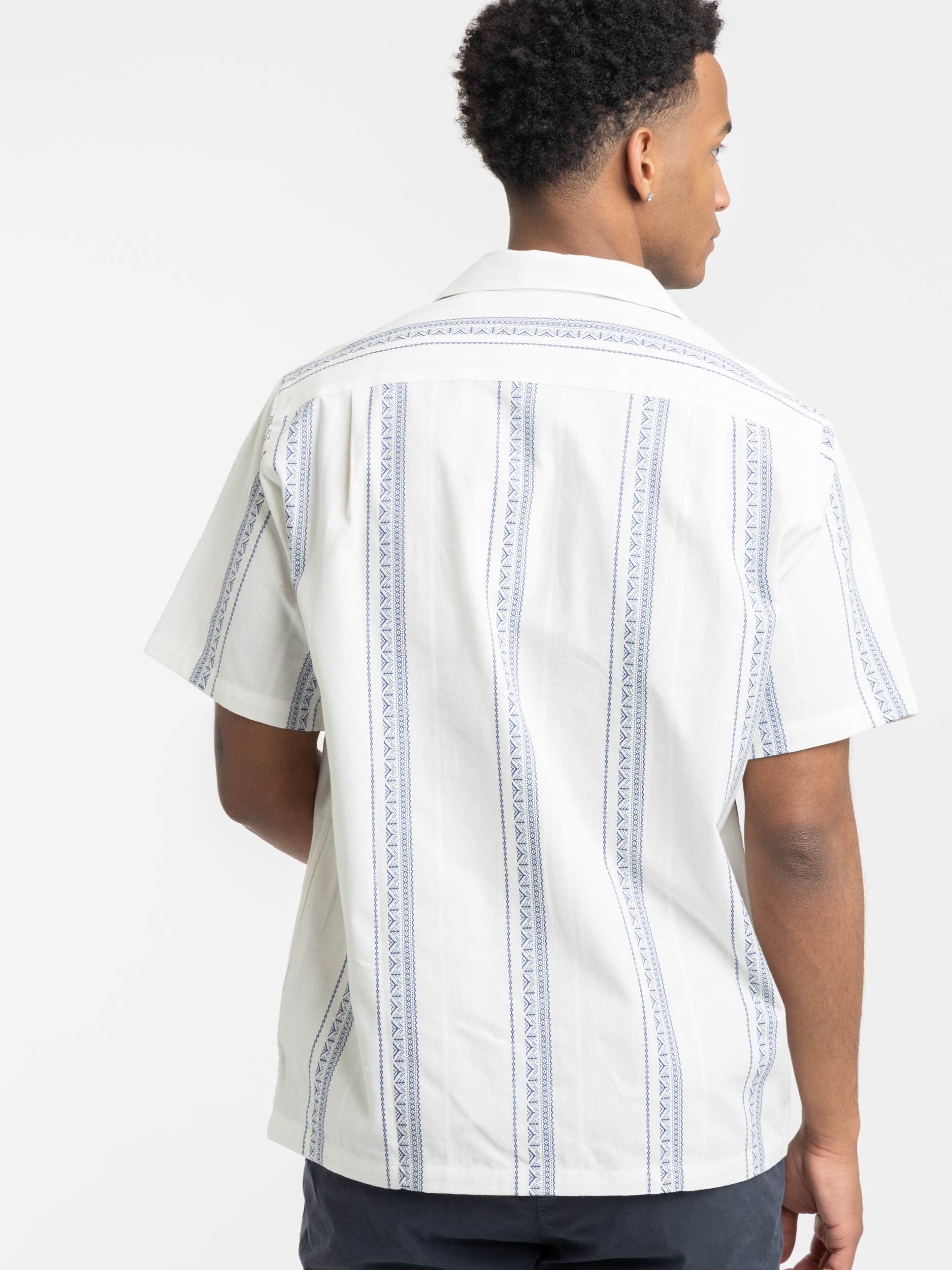 Alqueva Shirt in White/Blue