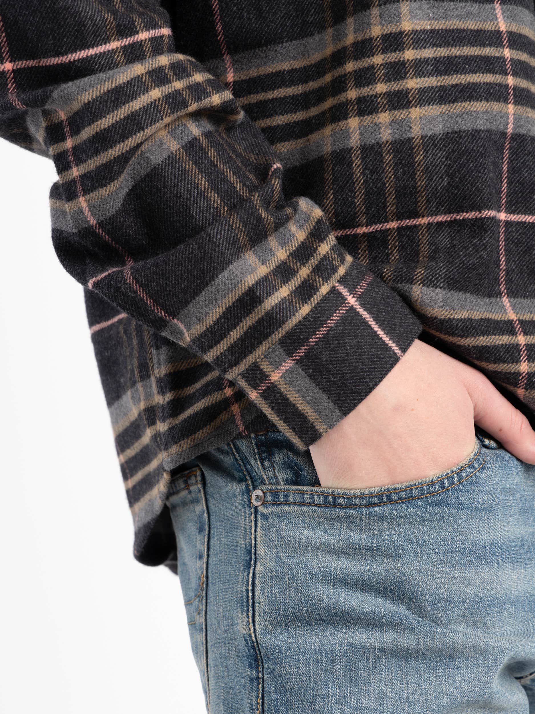 Blue Plaid Arquive Flannel Shirt