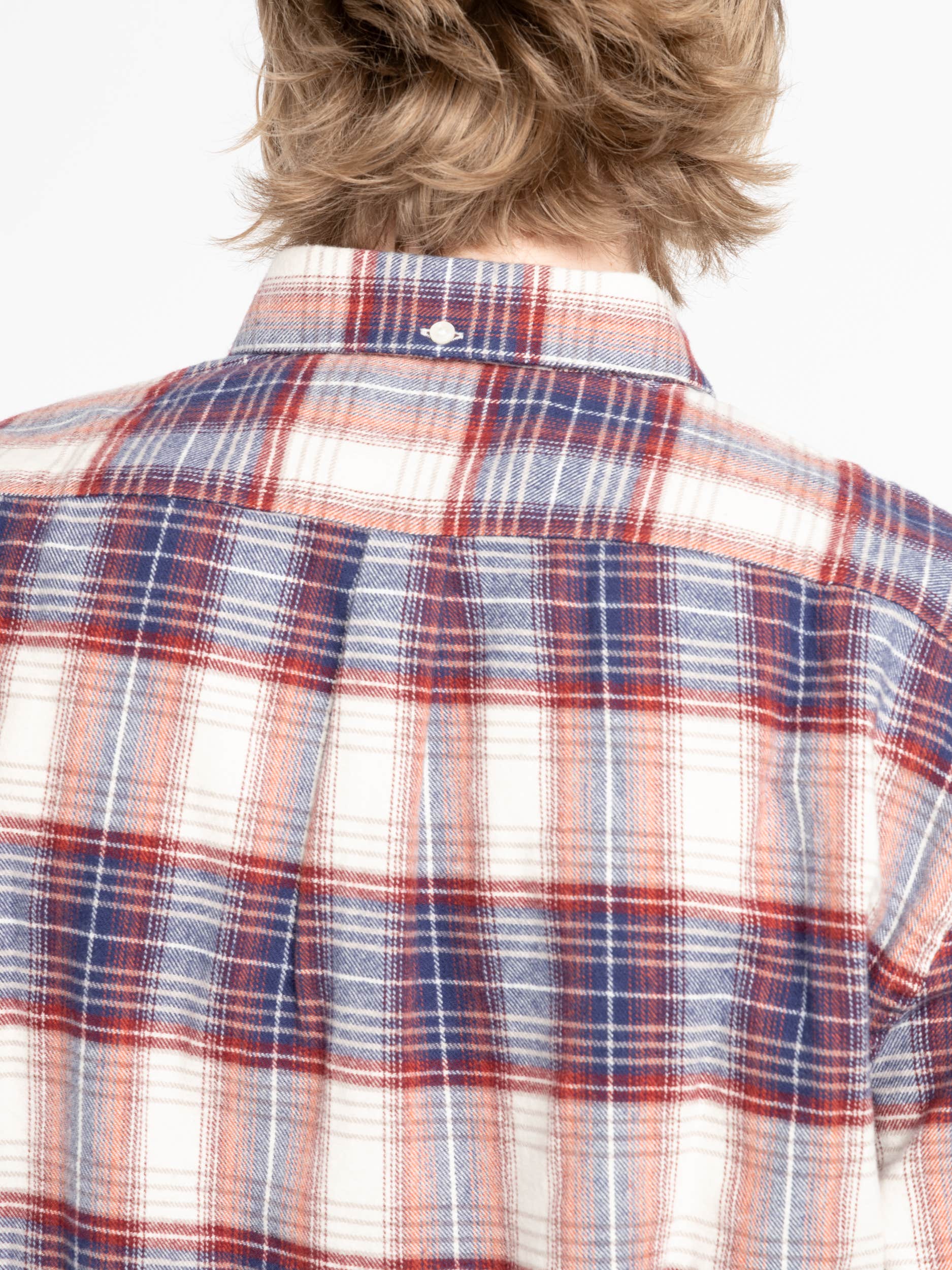 White Liber Flannel Shirt