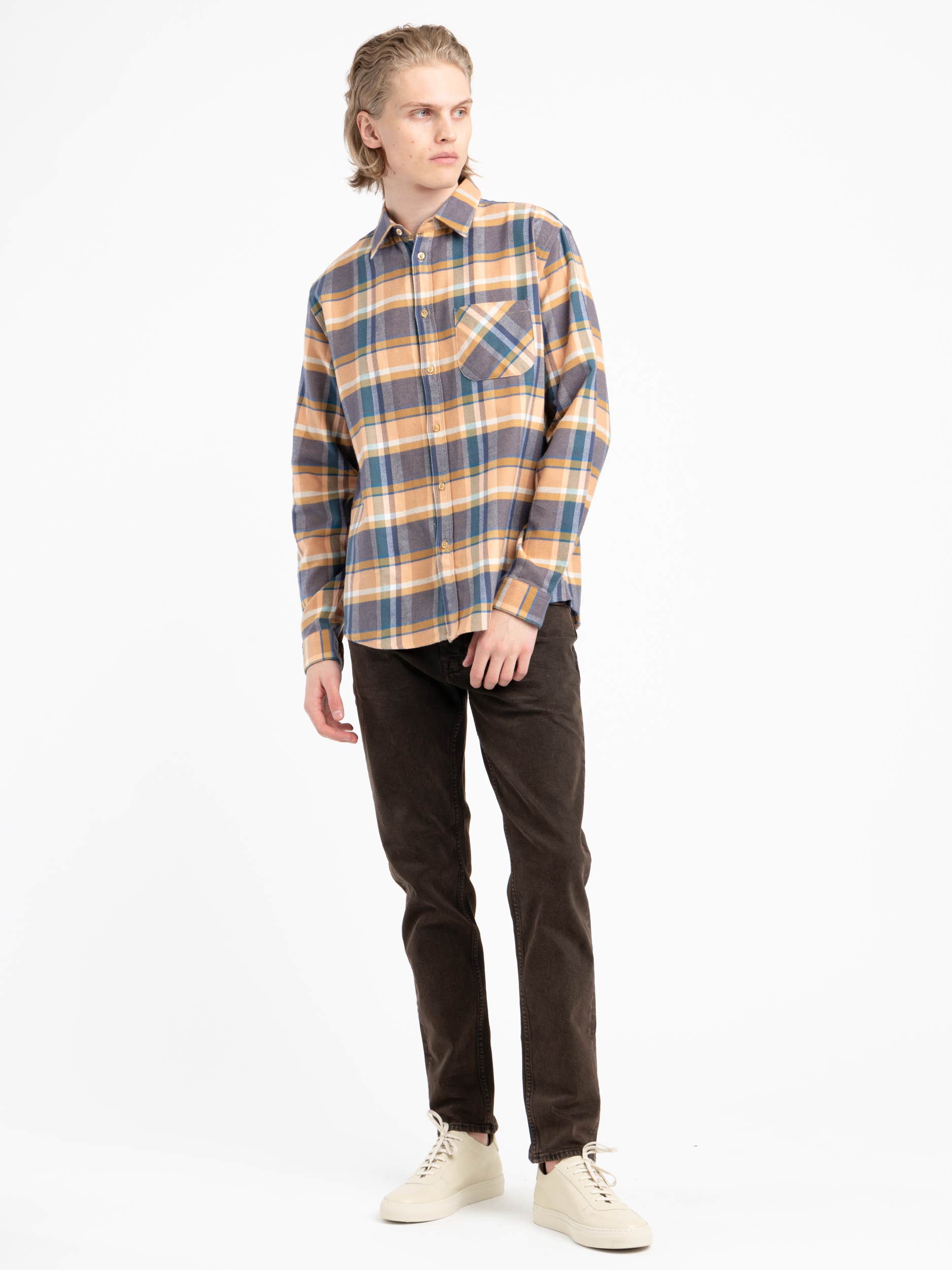 Blue Sussu Flannel Shirt