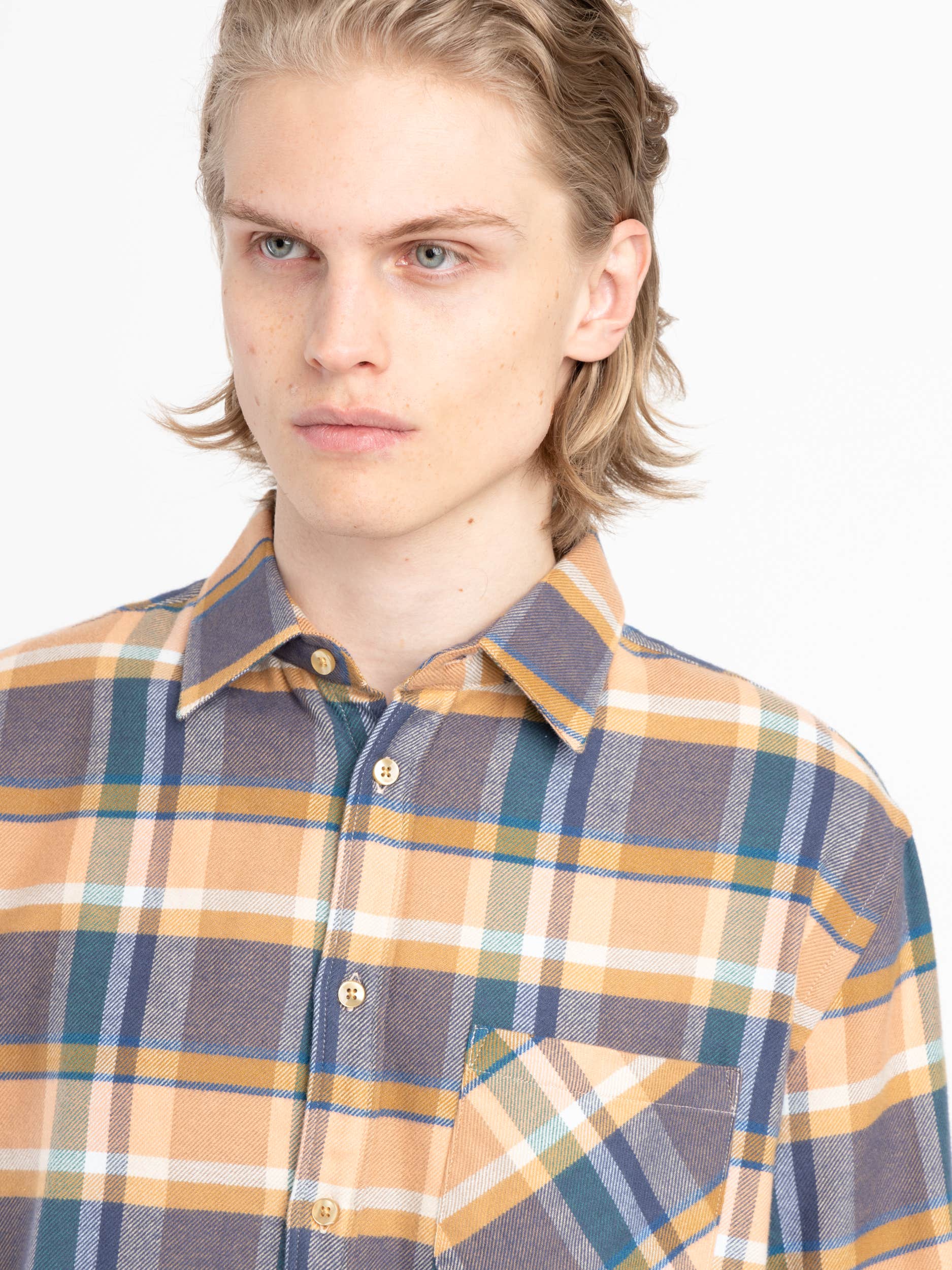 Blue Sussu Flannel Shirt