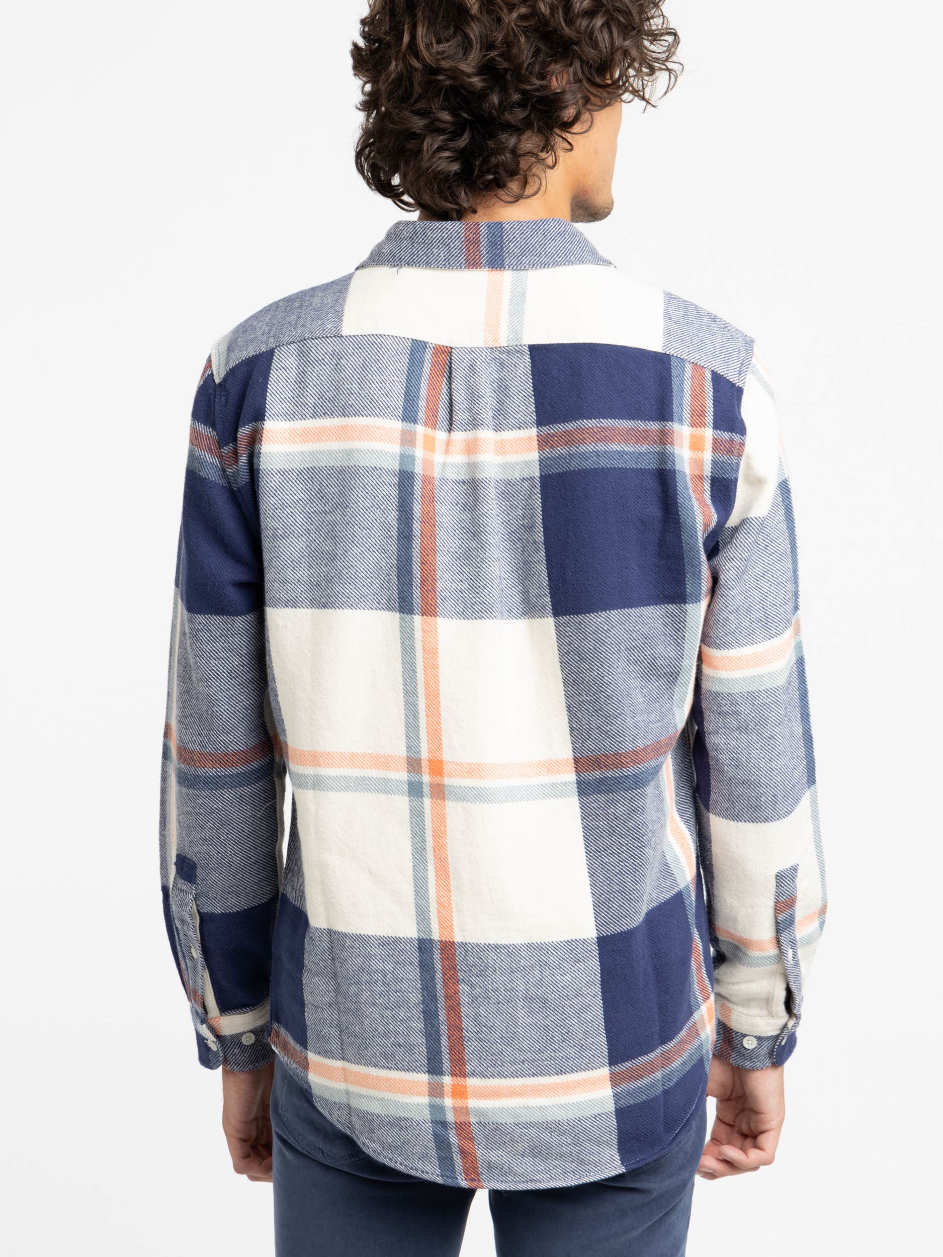 Tape Blue Check Flannel Shirt