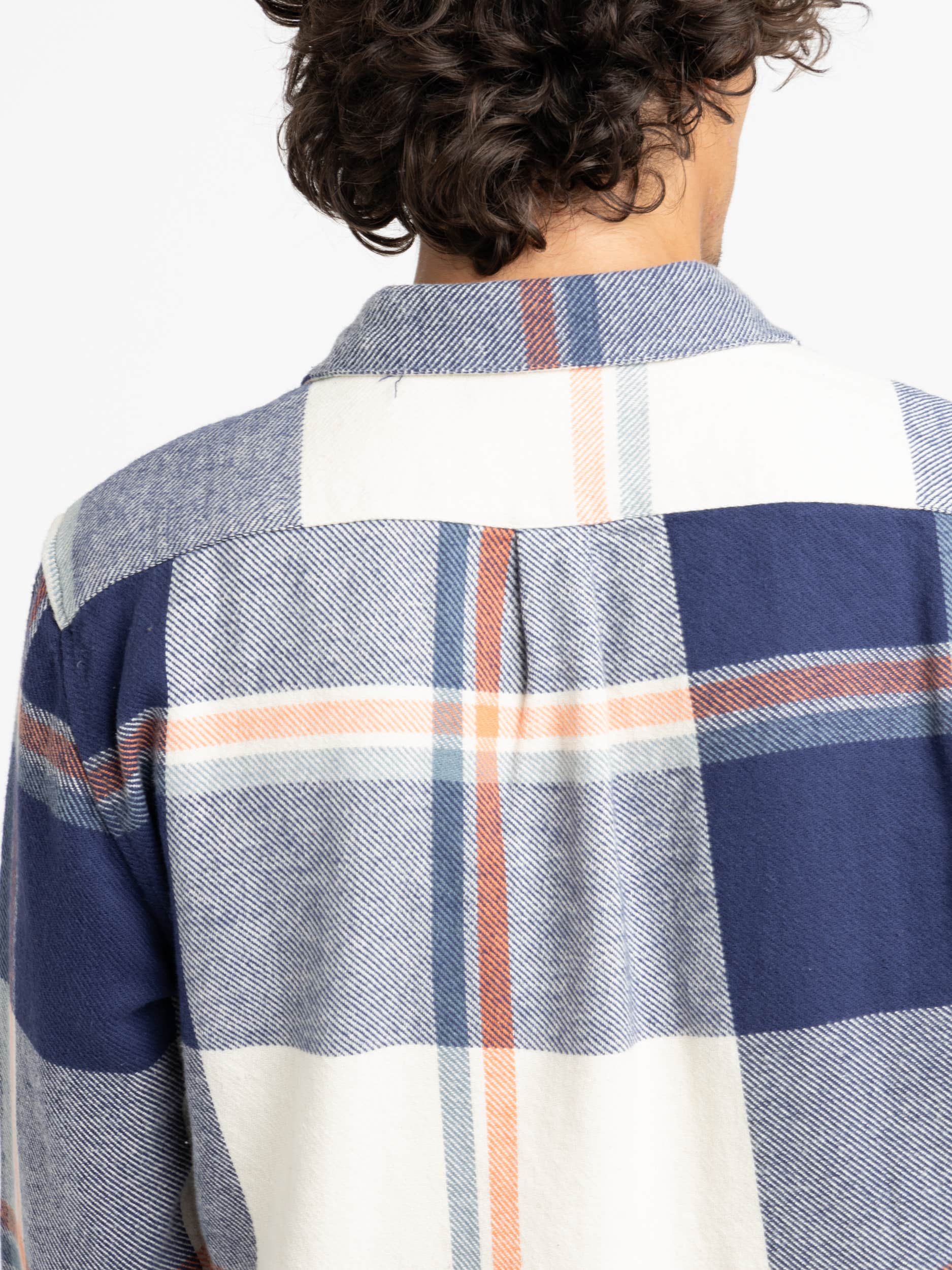 Tape Blue Check Flannel Shirt
