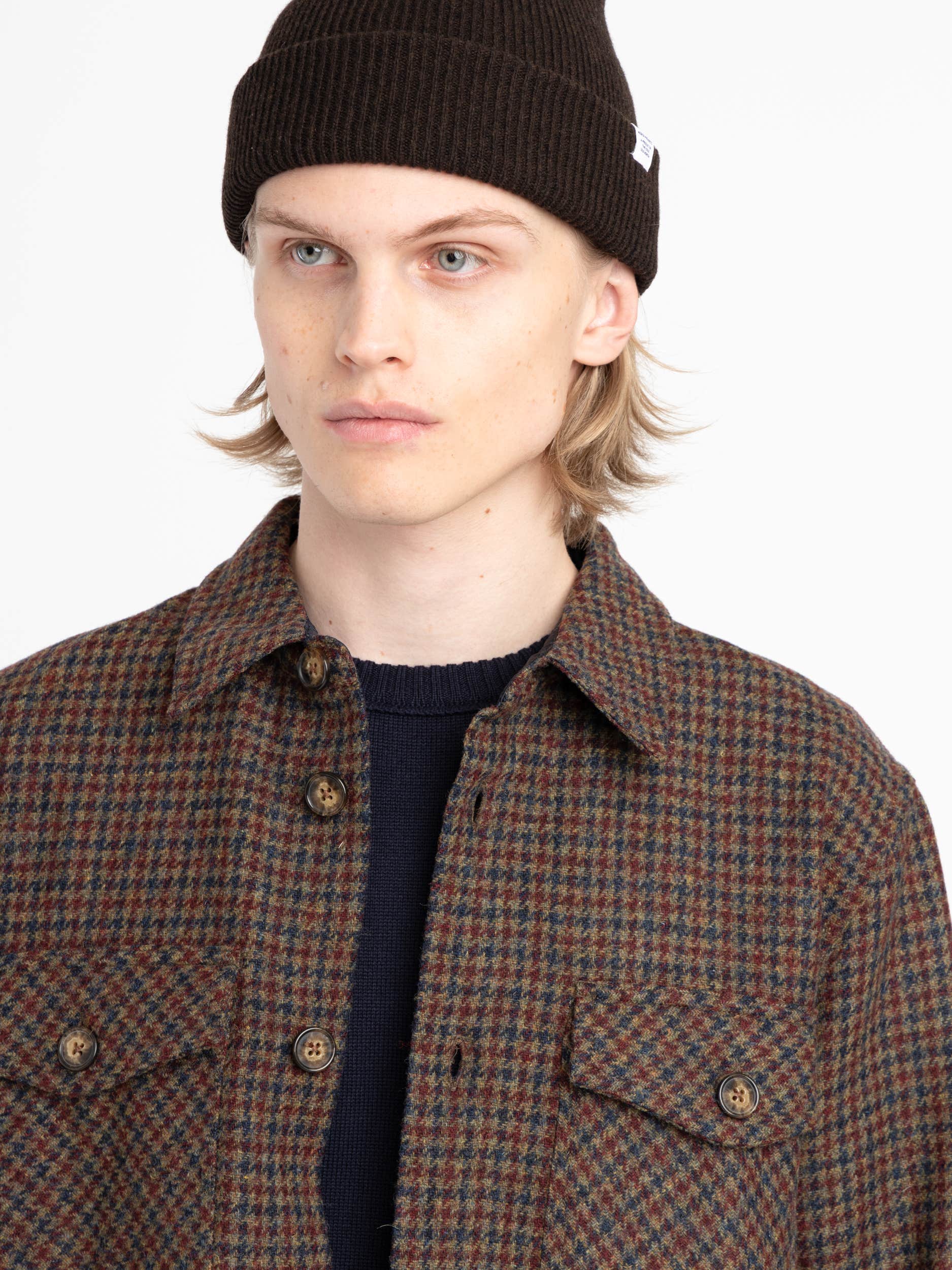 Brown Check Valle Overshirt