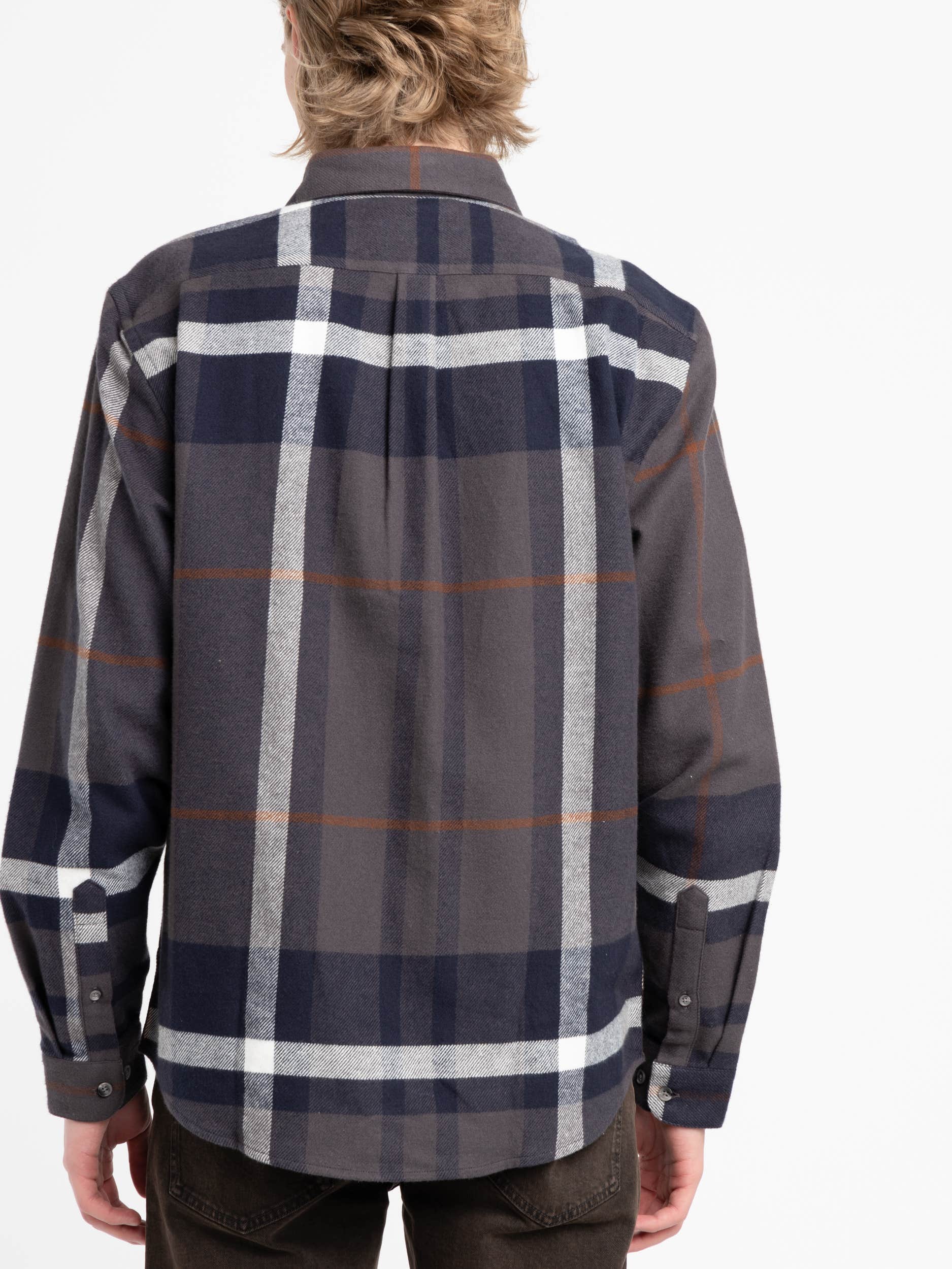 Grey Check Viz Flannel Shirt