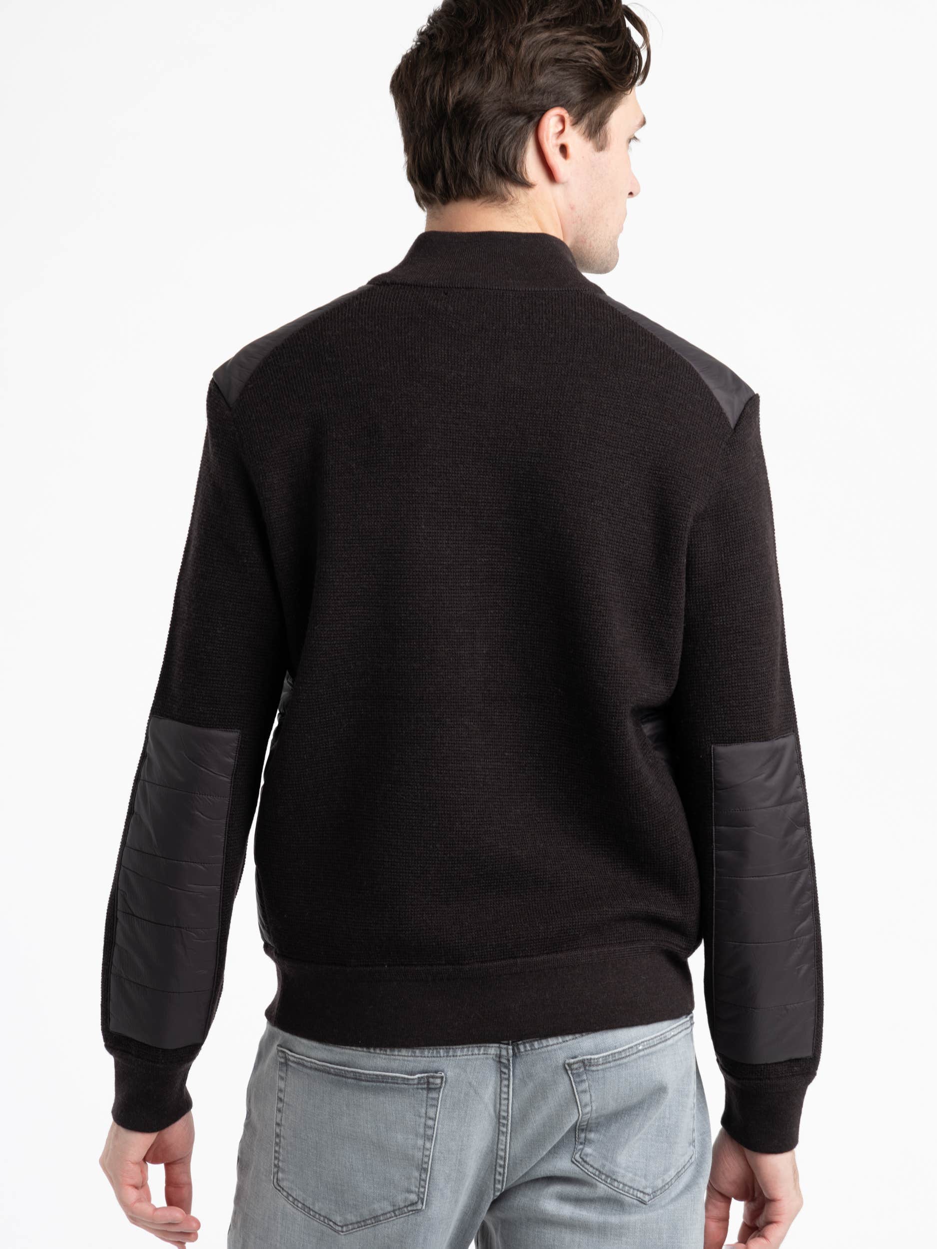 Hybrid Full-Zip Sweater