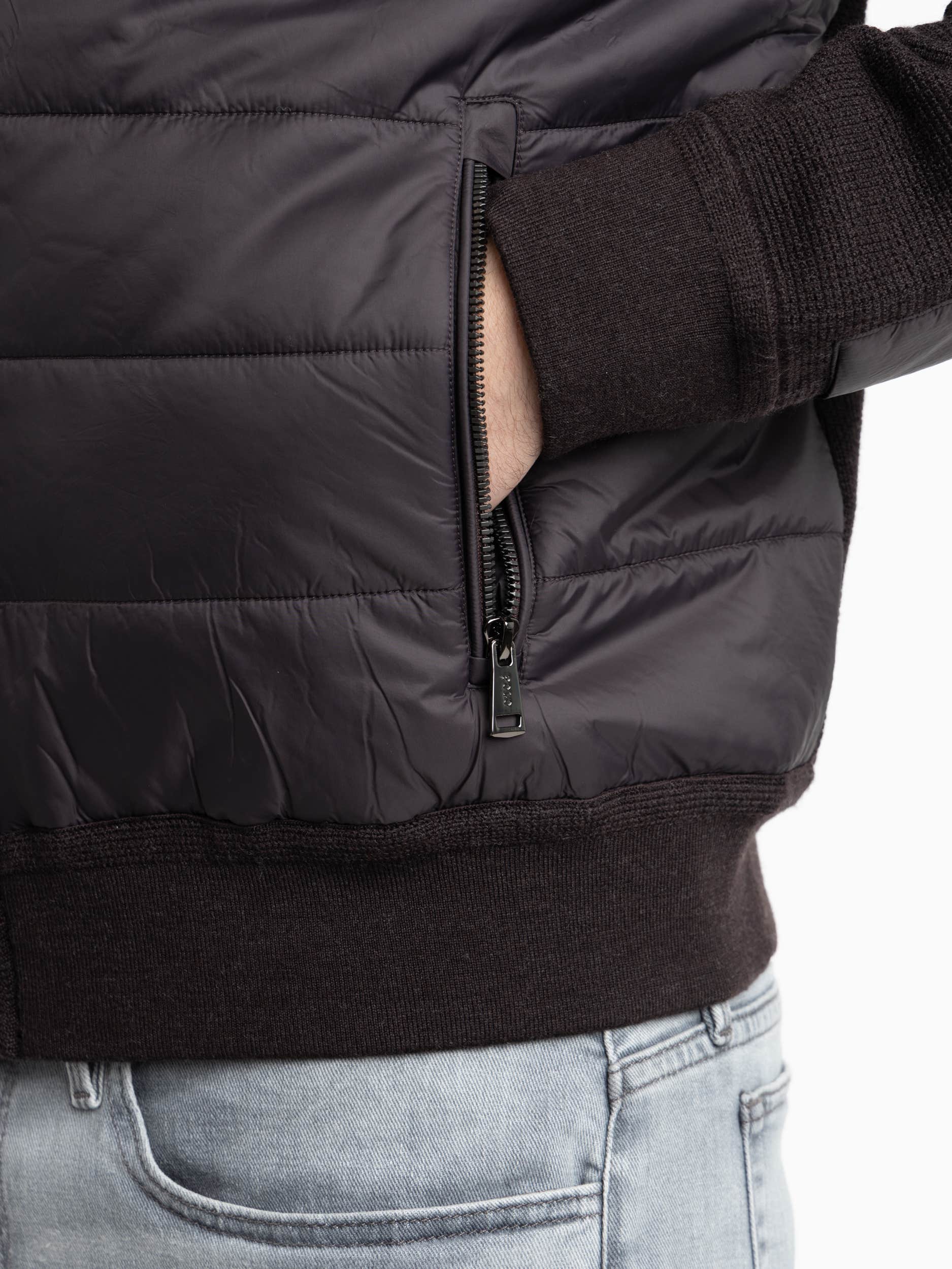 Hybrid Full-Zip Sweater