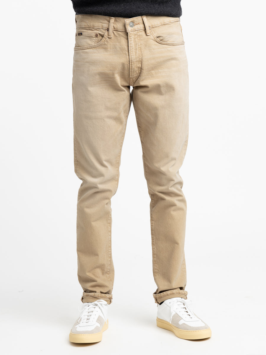 Buy GAP Brown Mens Brown Vintage Wash Slim Fit Khakis With Stretch