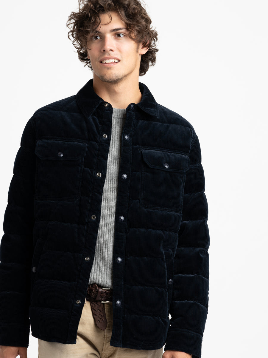 Quilted Corduroy Down Jacket – The Helm Clothing