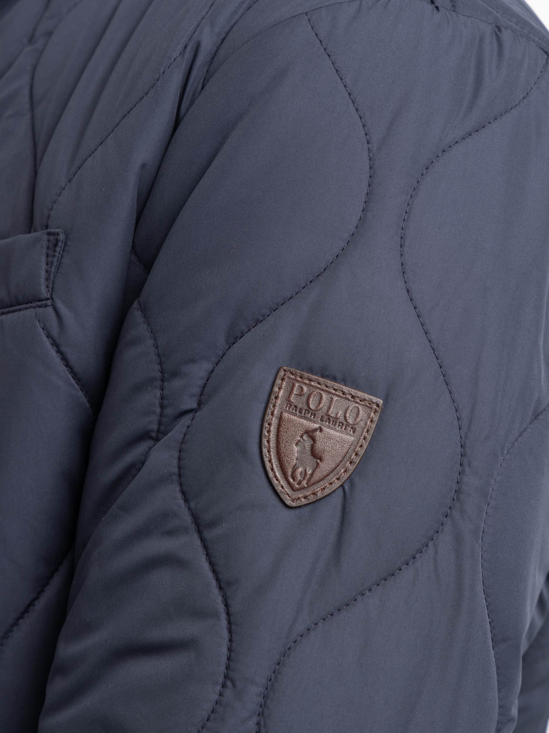 Suede Trim Quilted Jacket