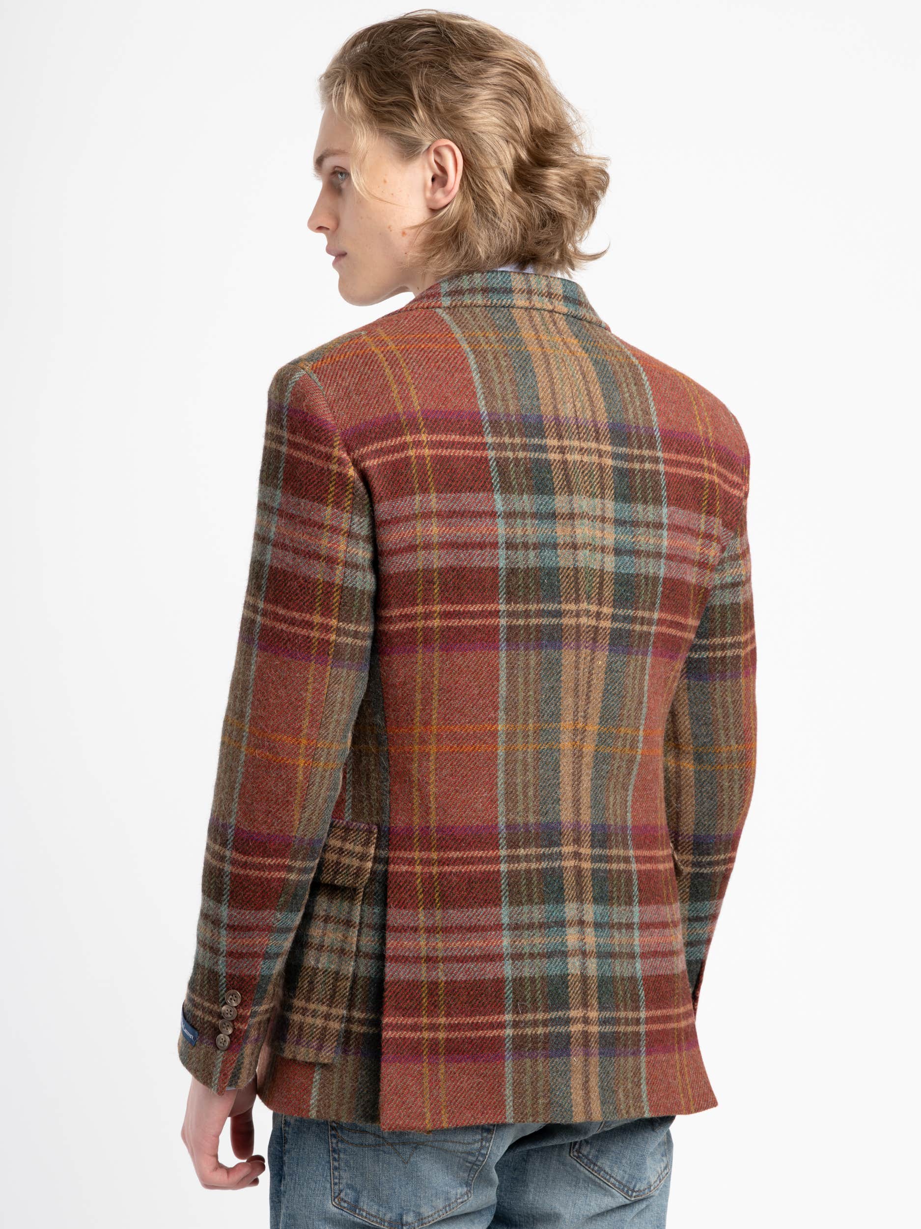 Red and Green Check Sport Jacket