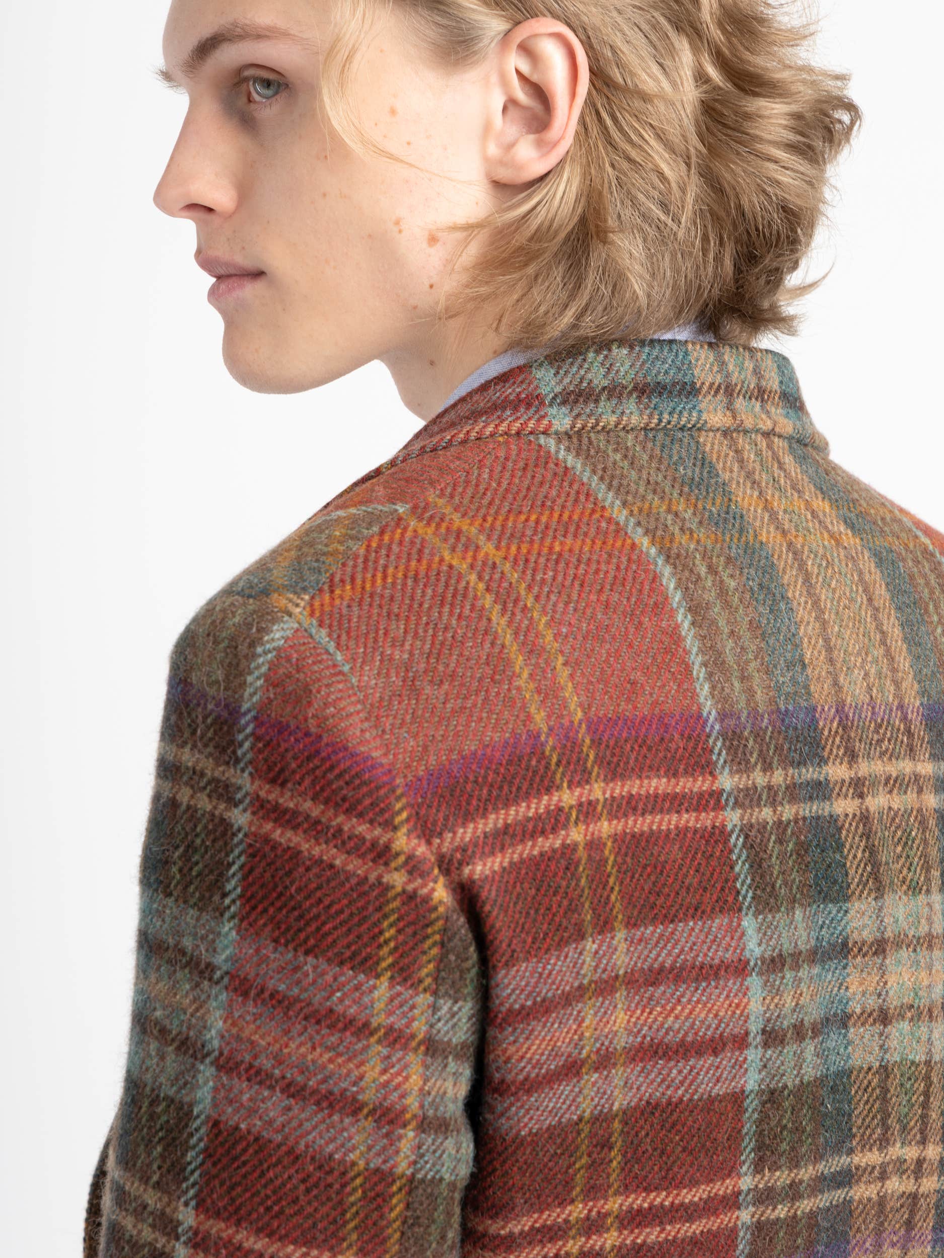 Red and Green Check Sport Jacket