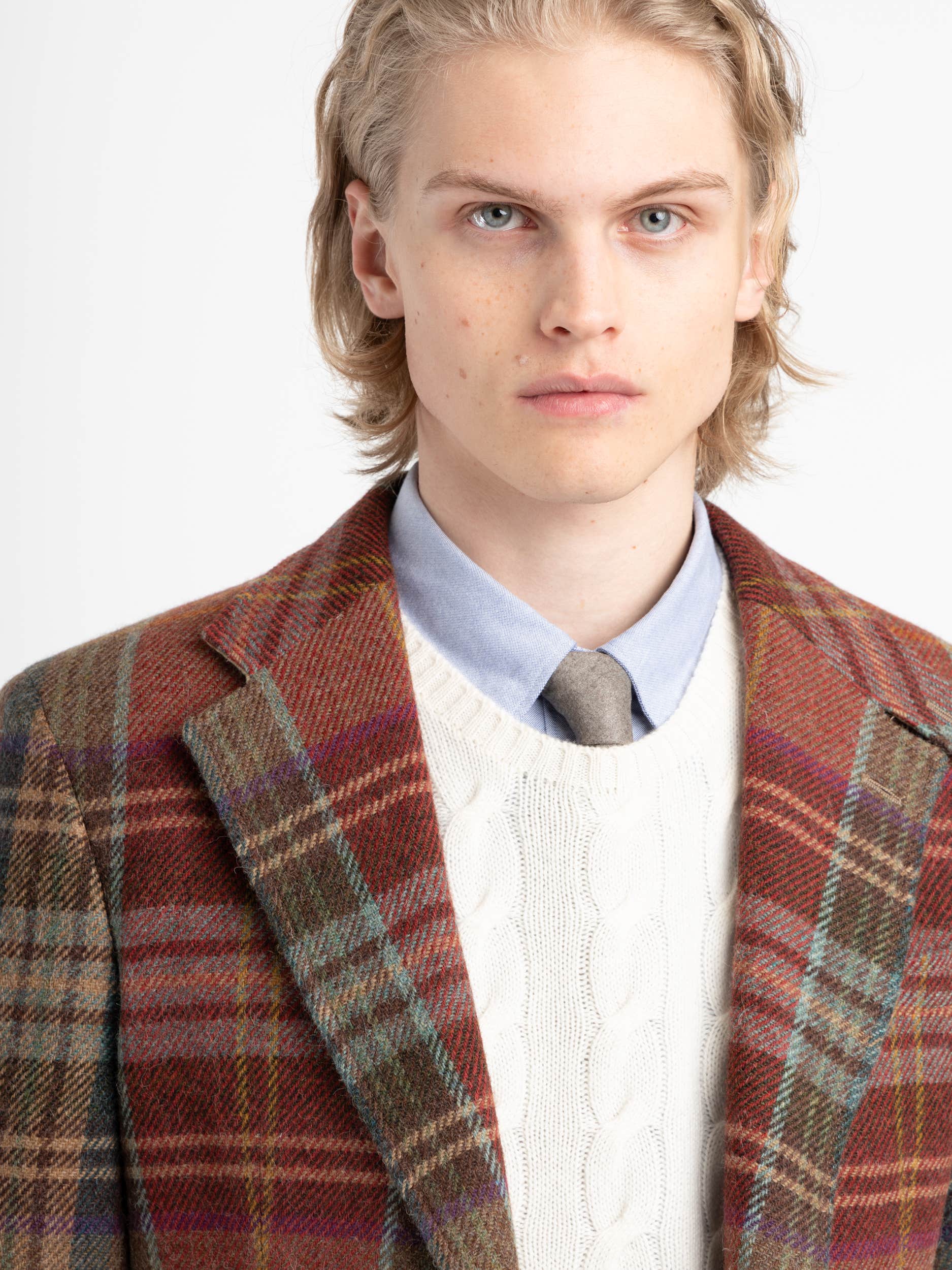 Red and Green Check Sport Jacket