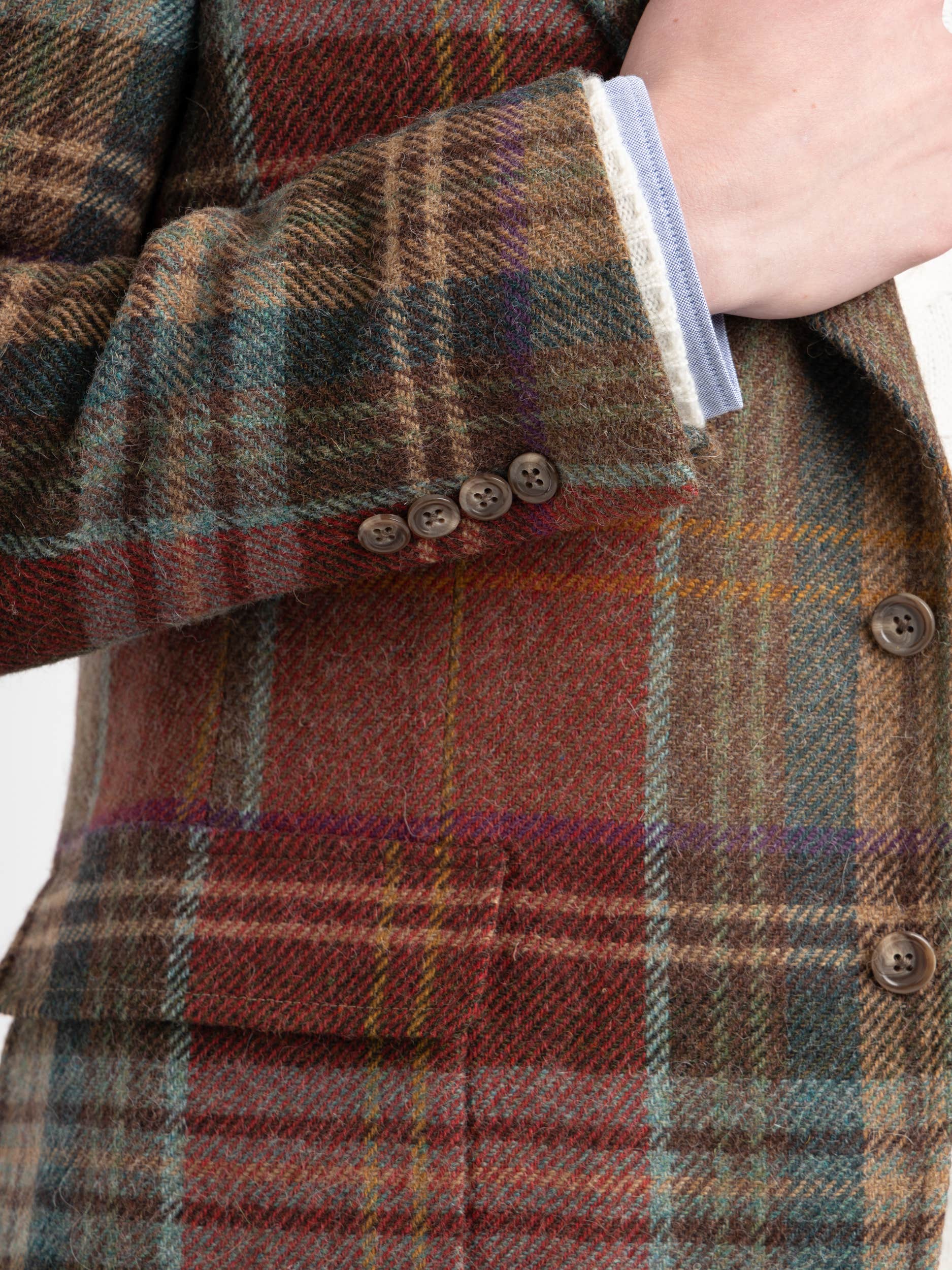 Red and Green Check Sport Jacket