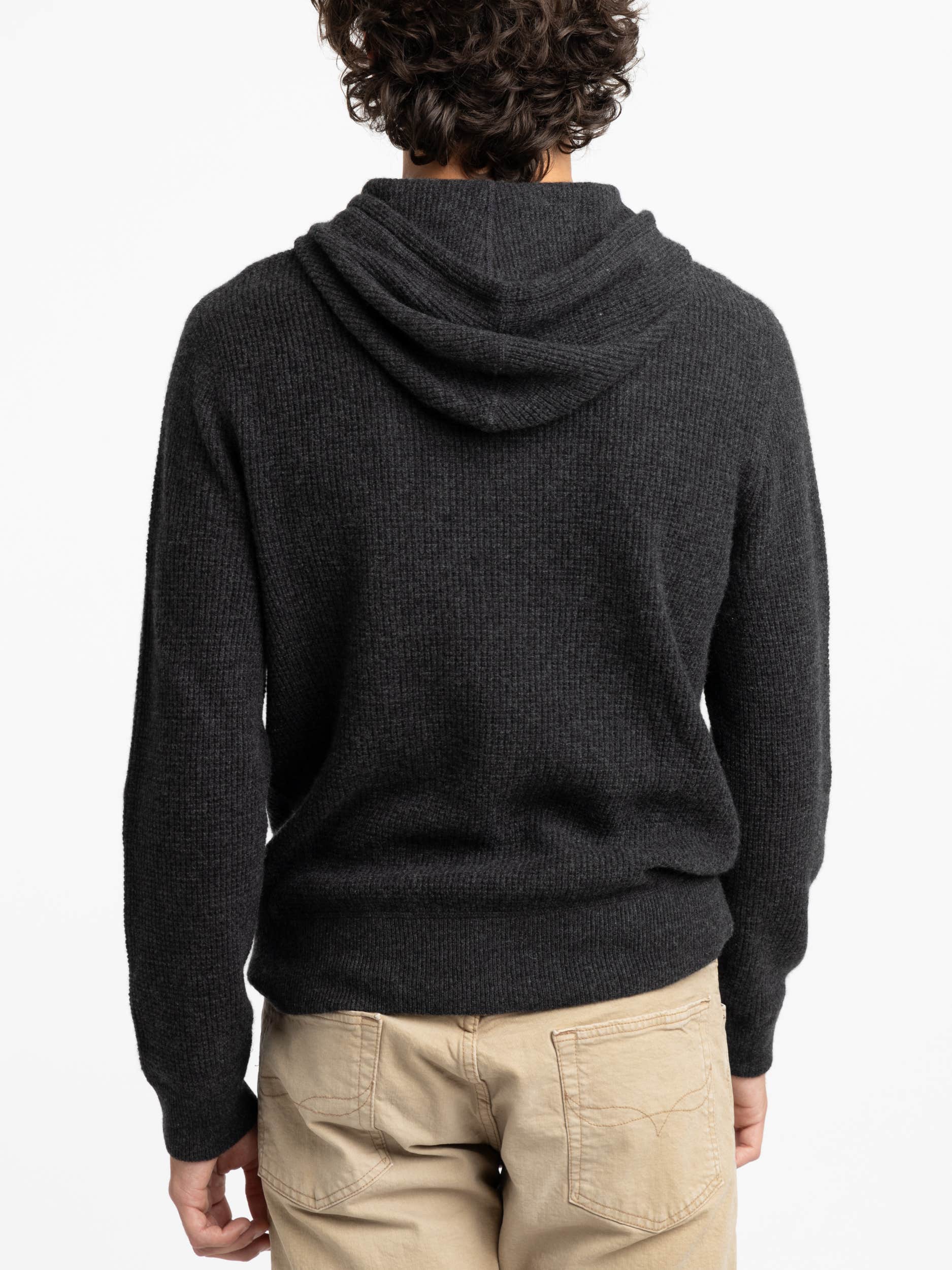Washable Cashmere Hooded Sweater