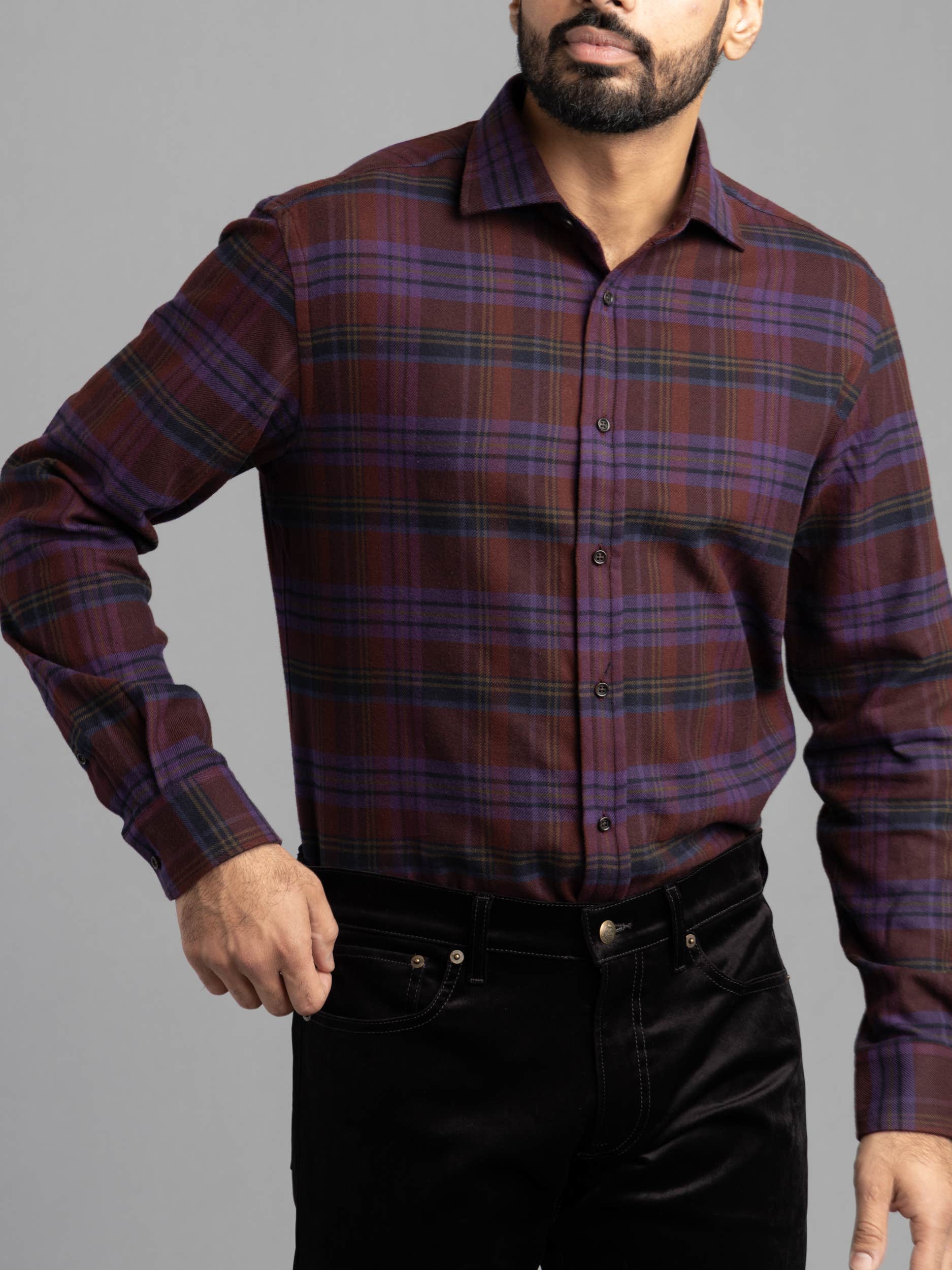 Plaid Flannel Shirt