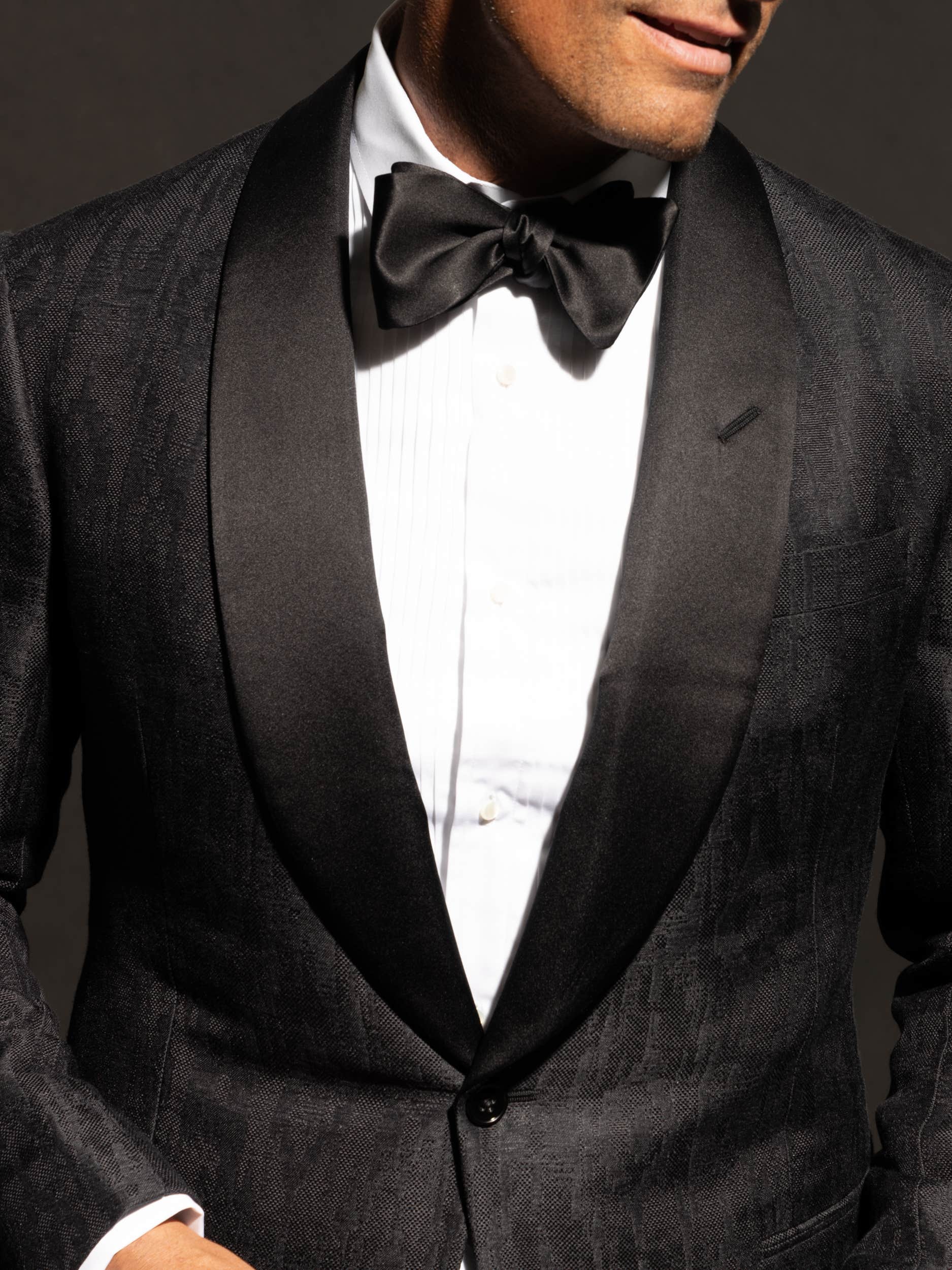 Kent Hand-Tailored Ikat Tuxedo Jacket