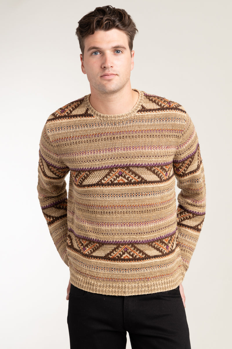 Linen Silk Knit Crewneck Sweater – The Helm Clothing