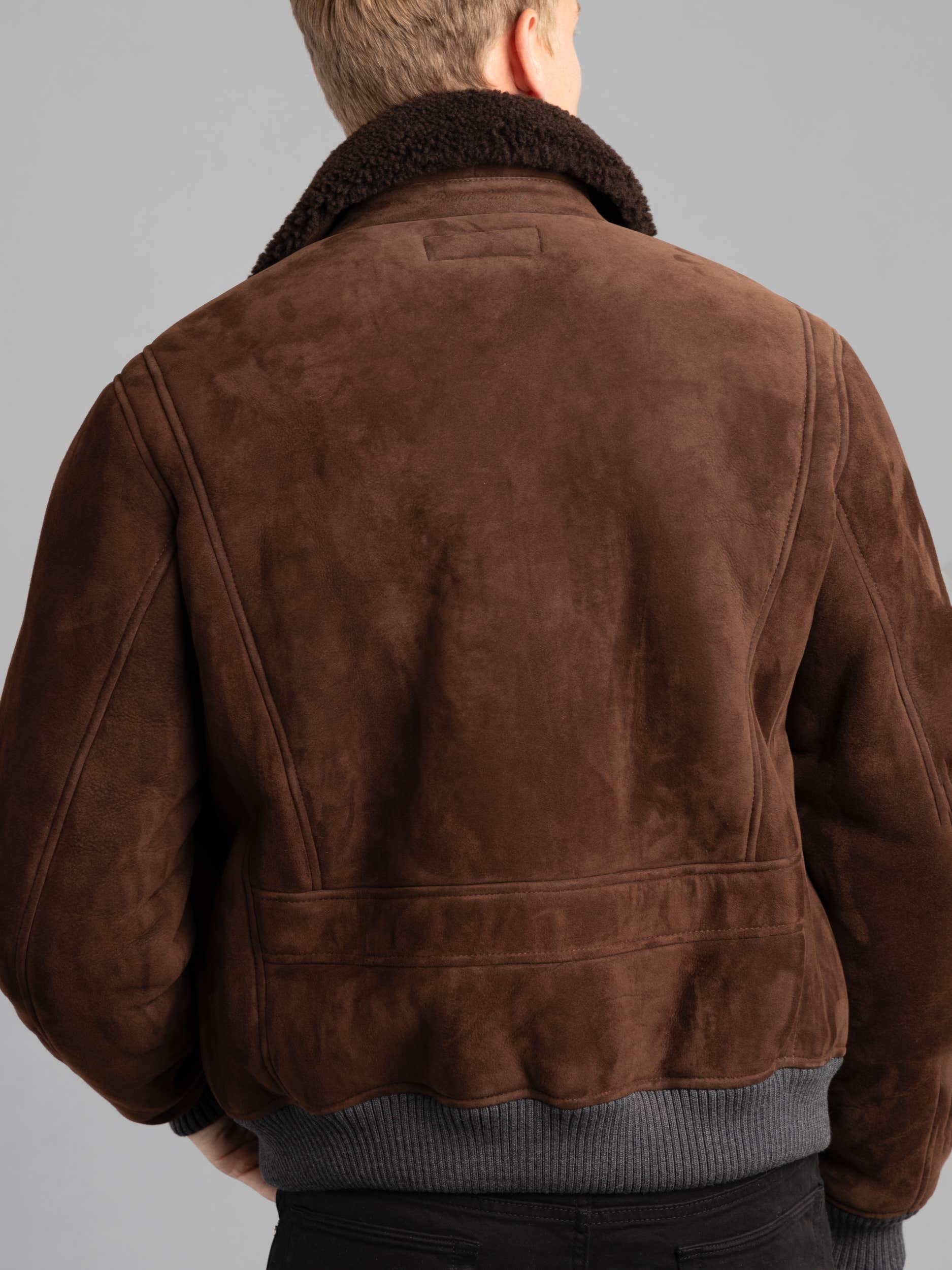 Shearling Bomber Jacket