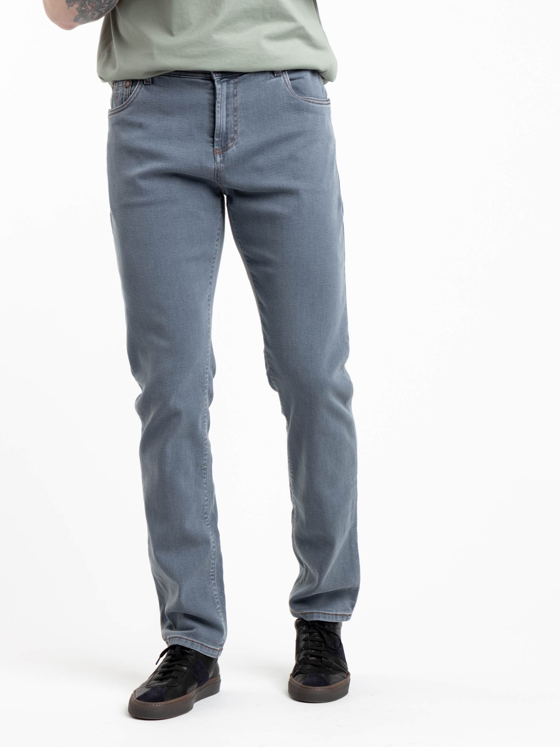Grey-Blue Milano Slim Jean