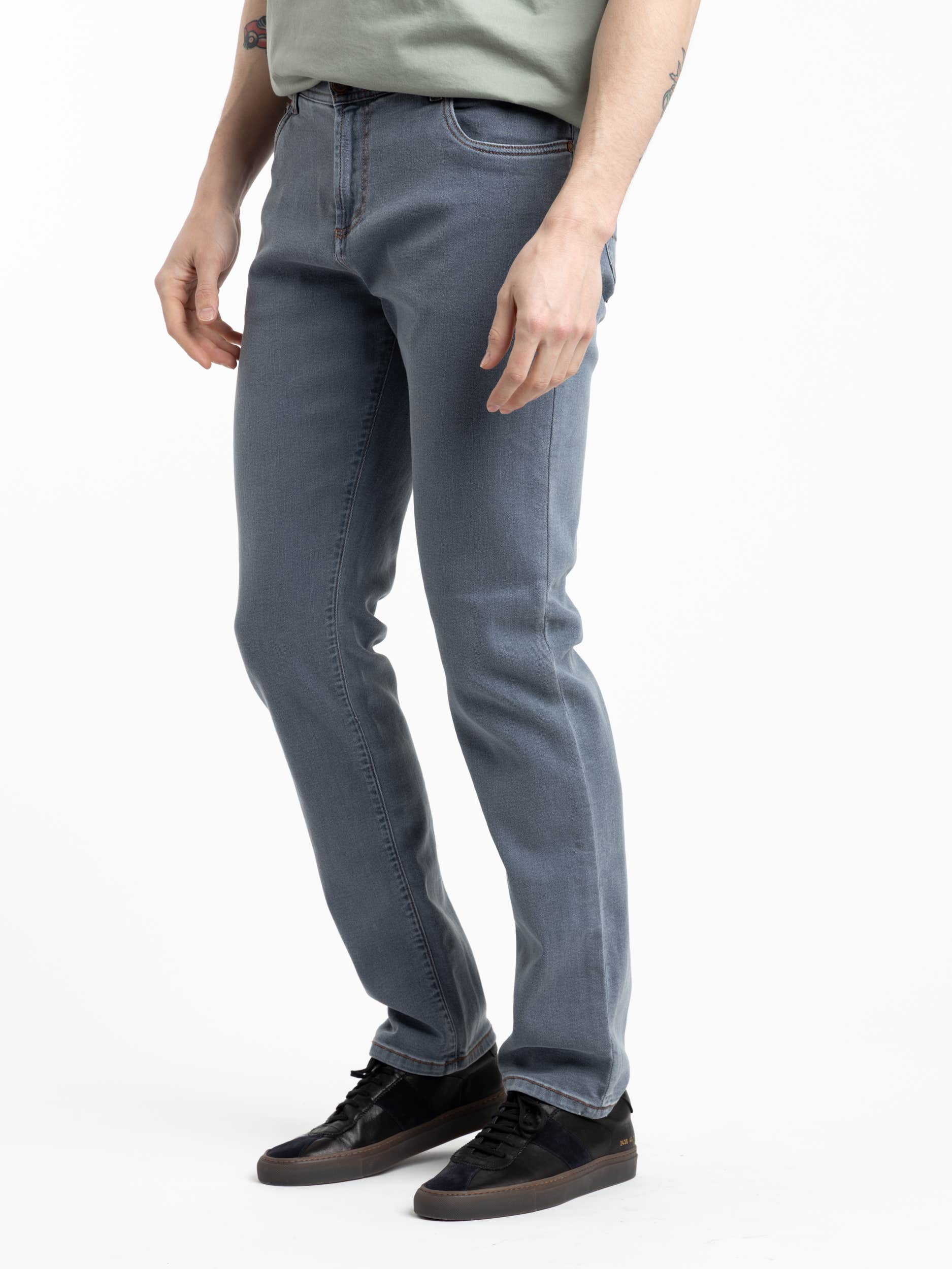 Grey-Blue Milano Slim Jean