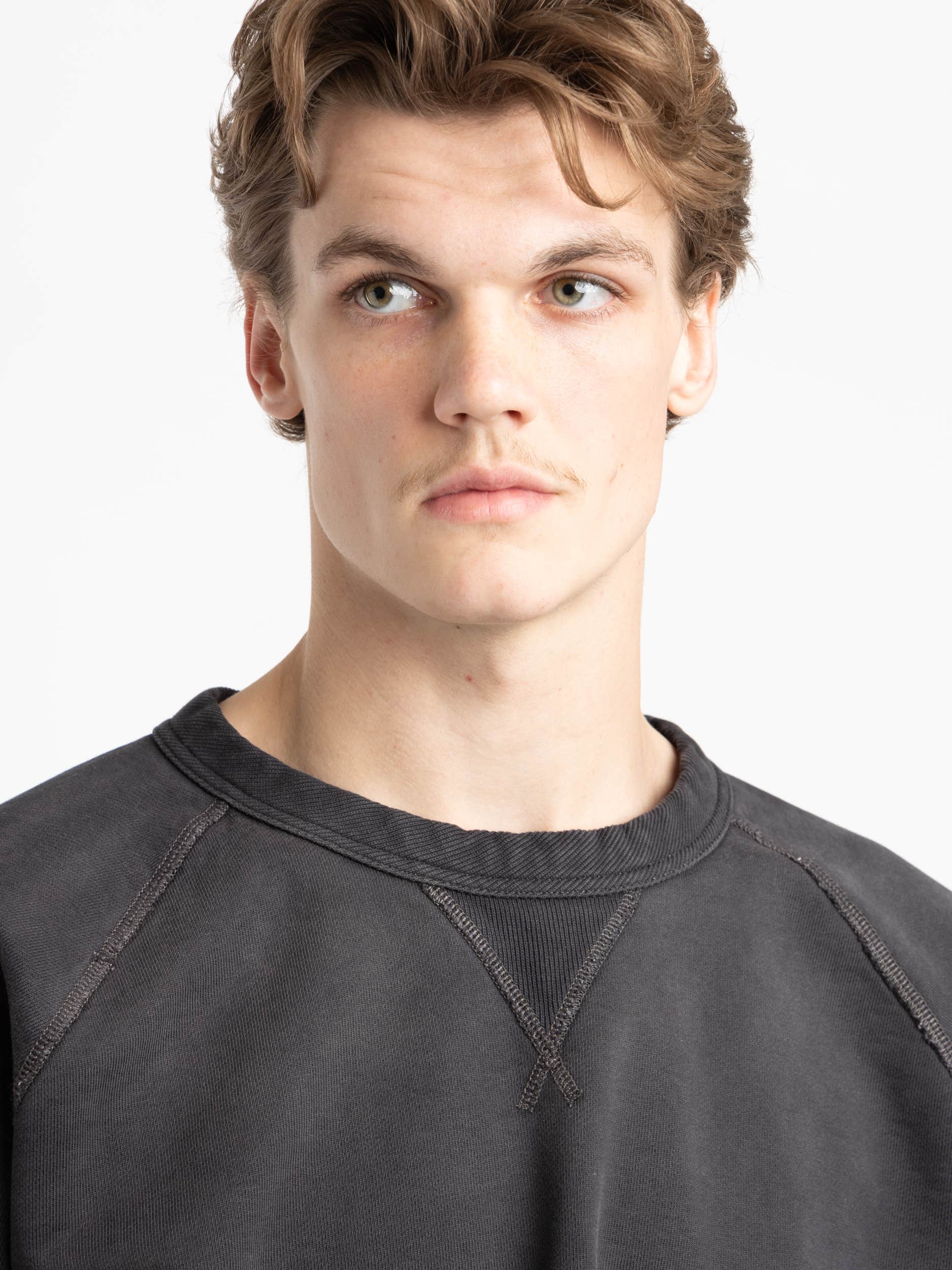 Dark Grey French Terry Crewneck