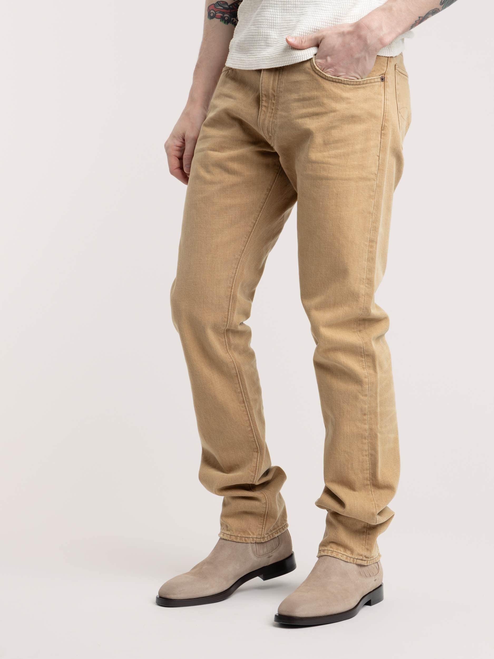 High Slim Brown Jean
