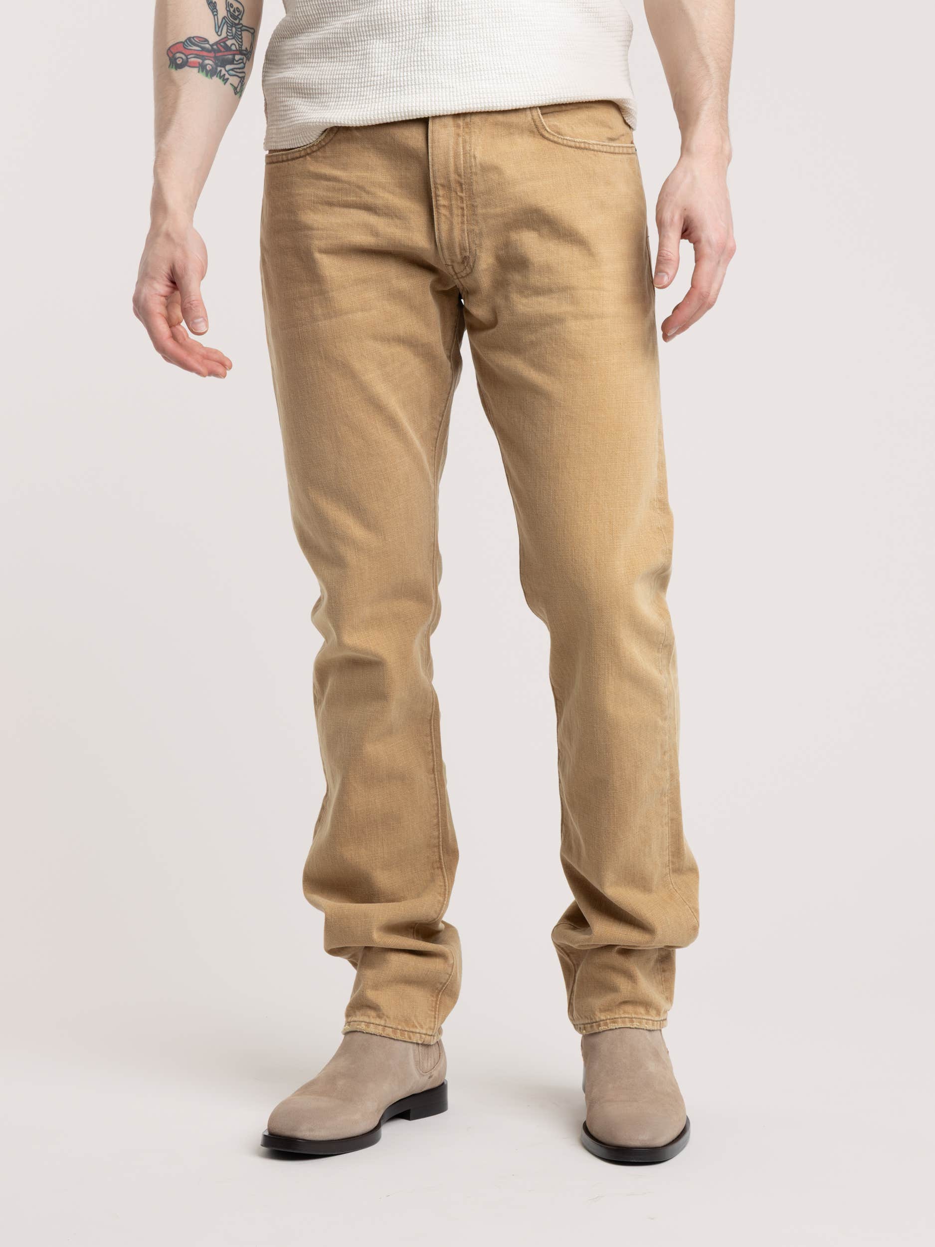 High Slim Brown Jean