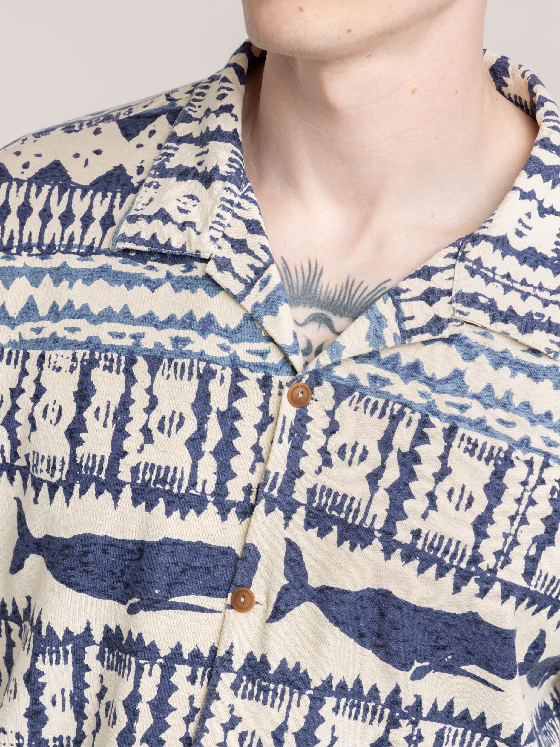 Nautical Print Jersey Shirt