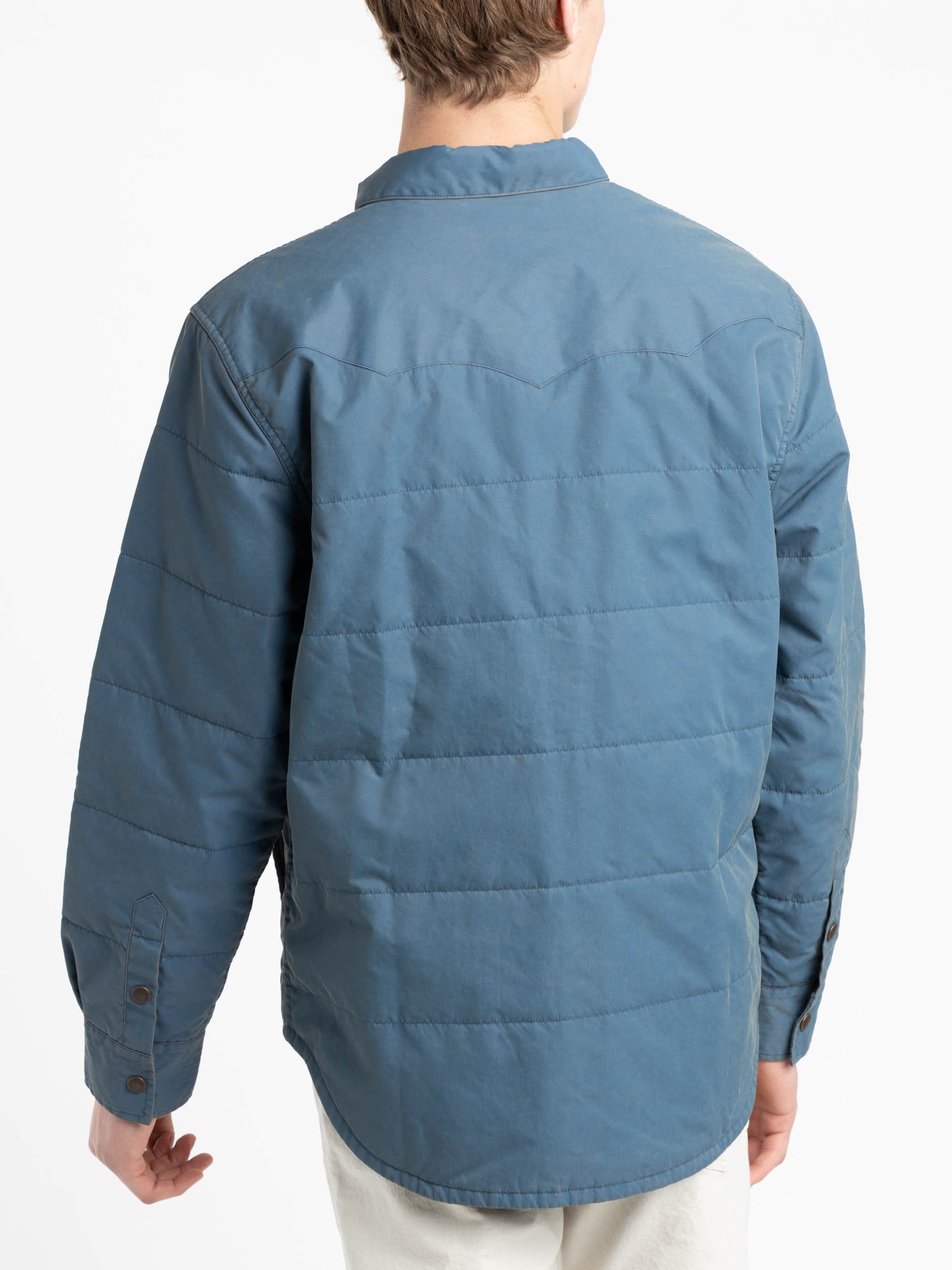 Quilted Twill Western Overshirt