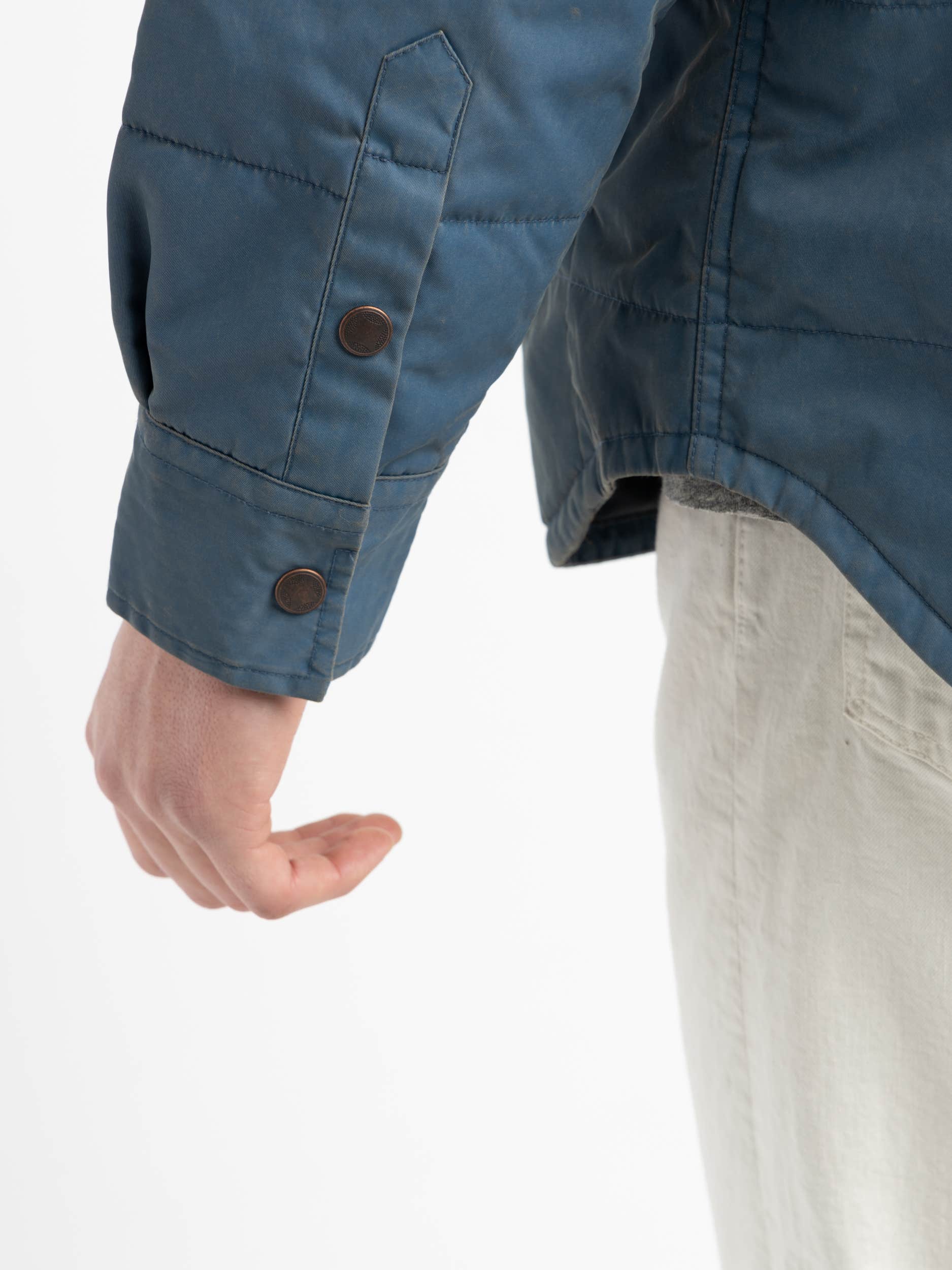 Quilted Twill Western Overshirt