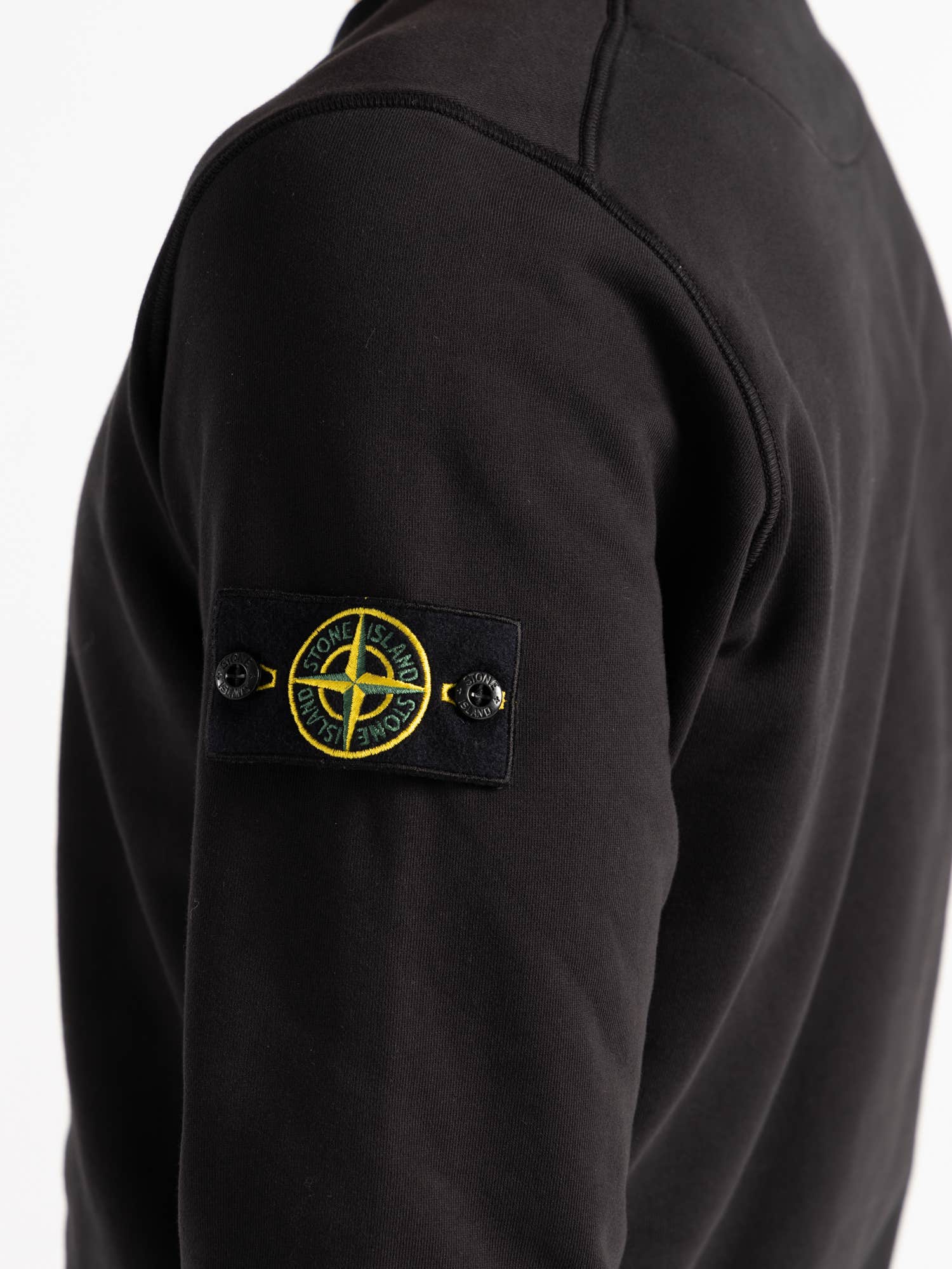Black Cotton Sweatshirt