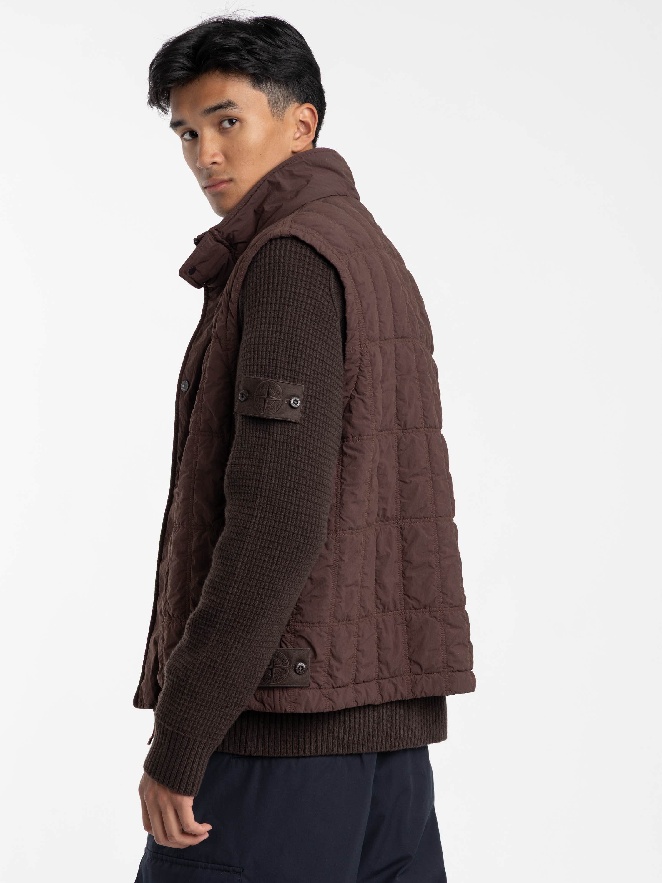 Nylon Brown Padded Ghost Vest