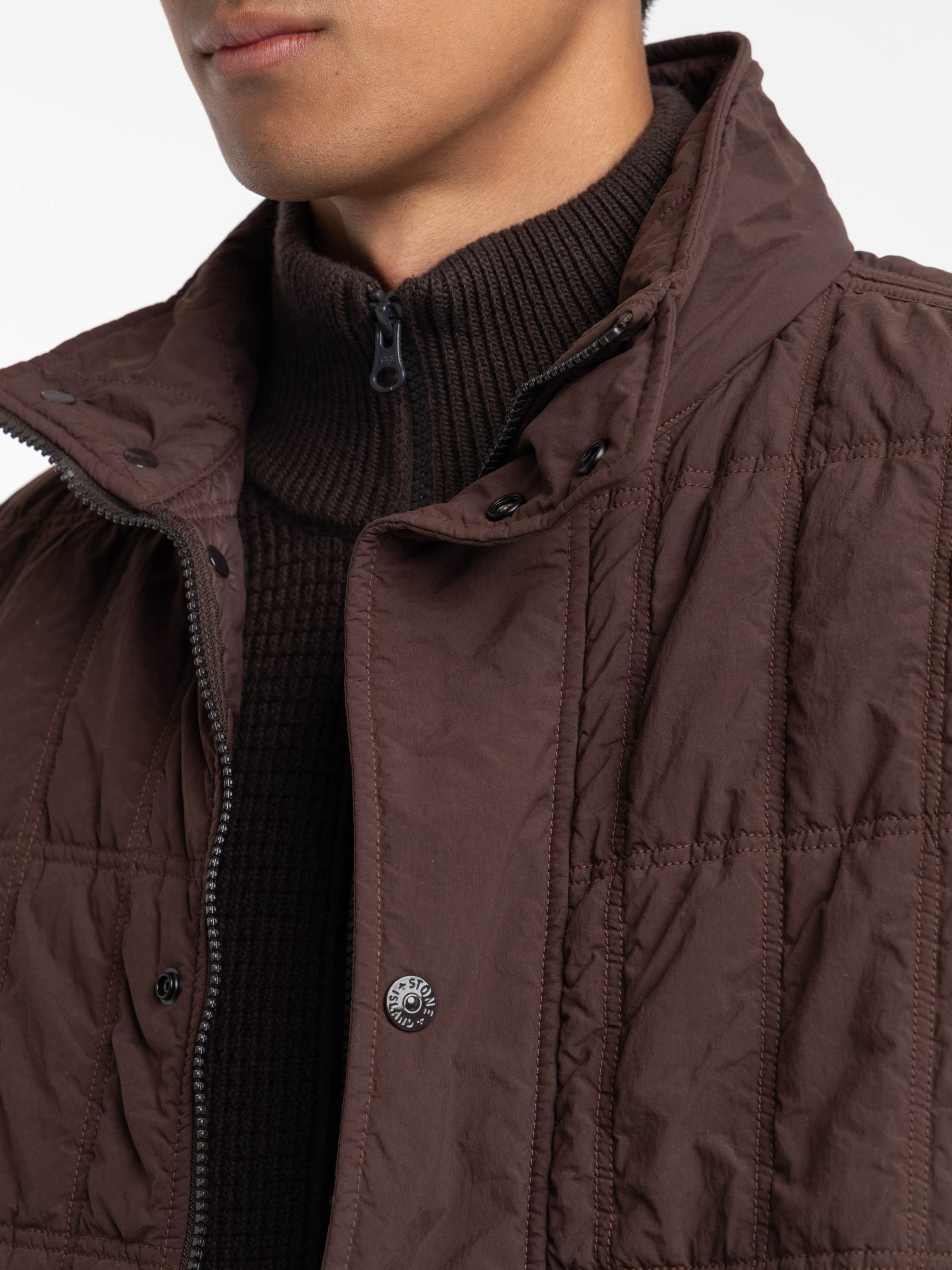 Nylon Brown Padded Ghost Vest