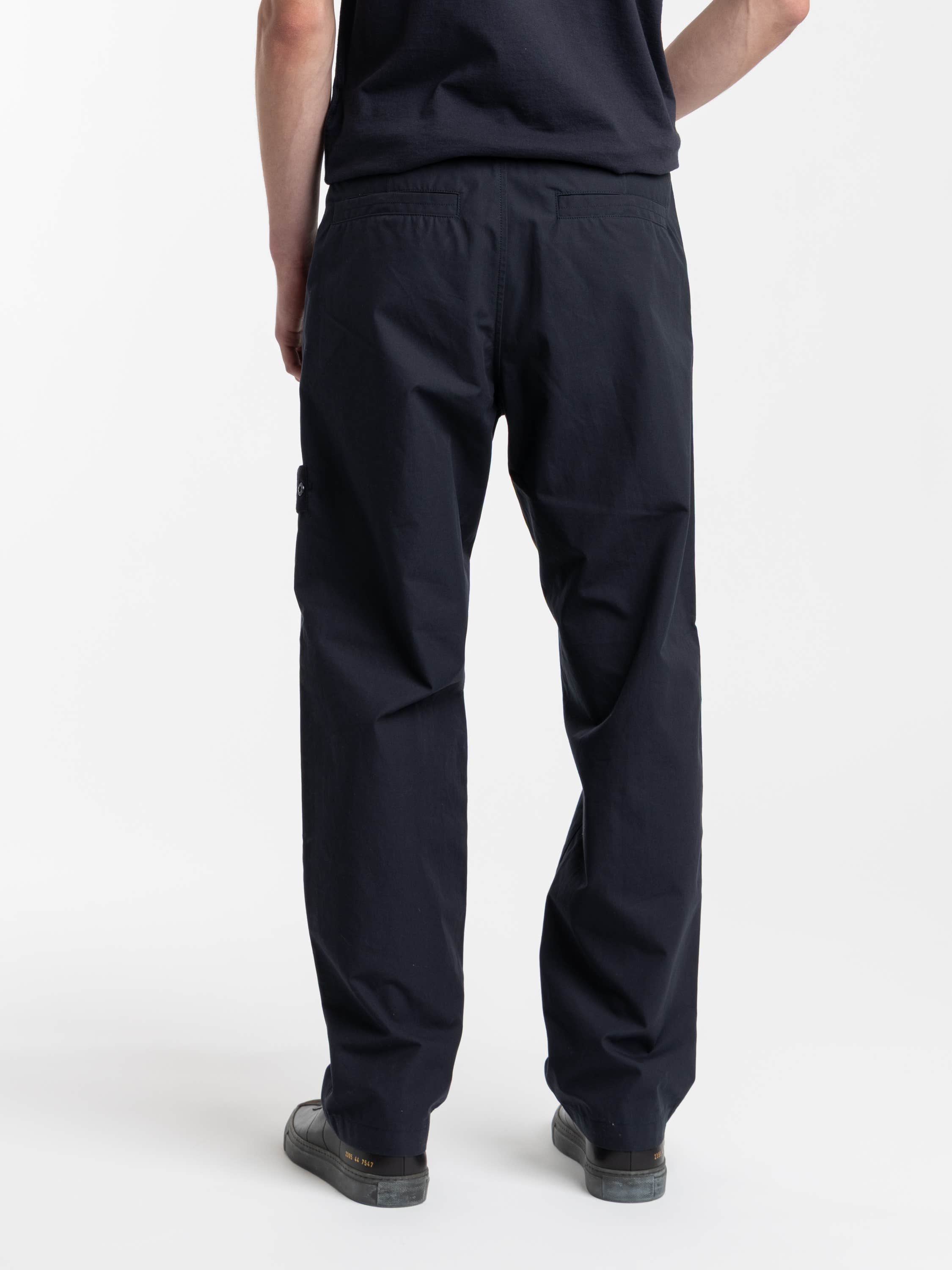 Navy Waterproof Cotton Canvas Ghost Pant