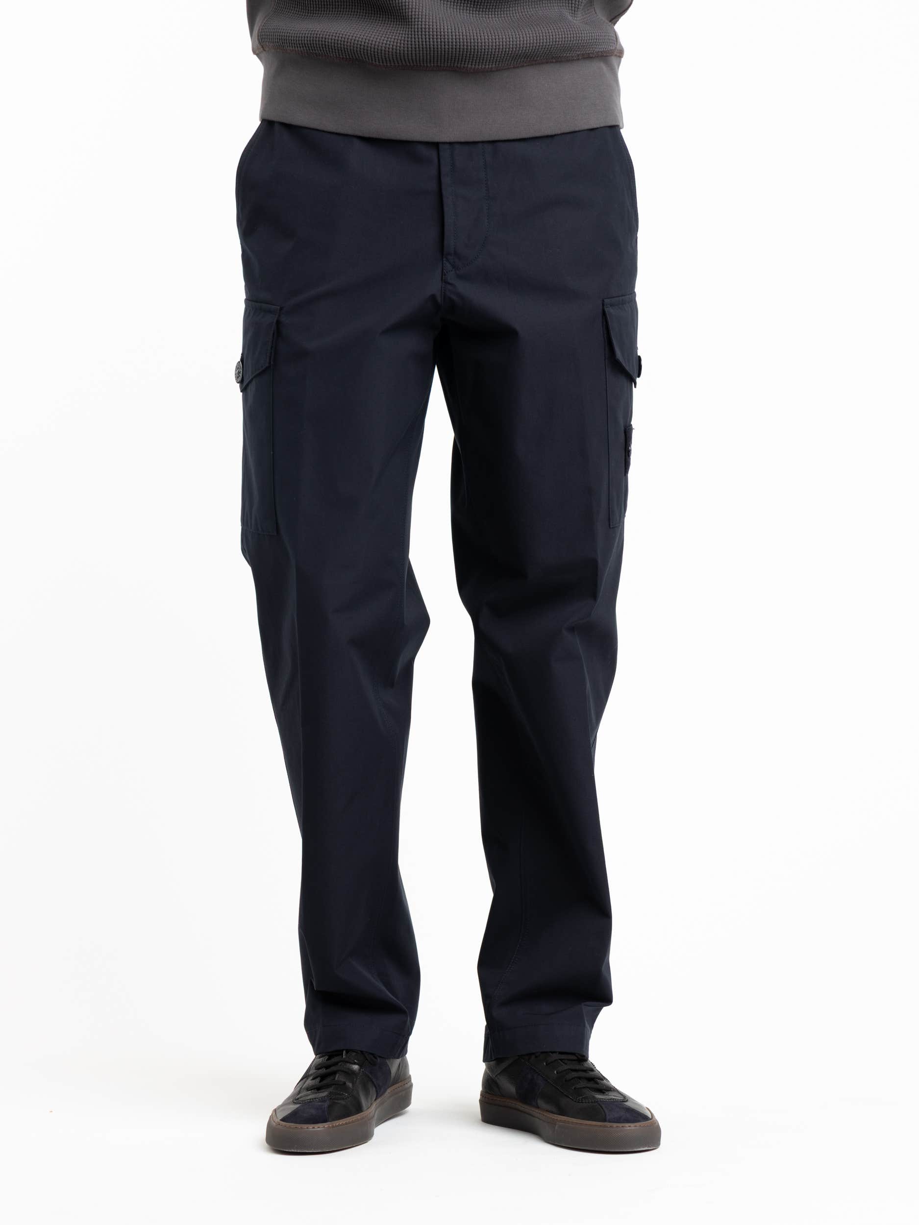 Cotton Weatherproof Pant In Navy