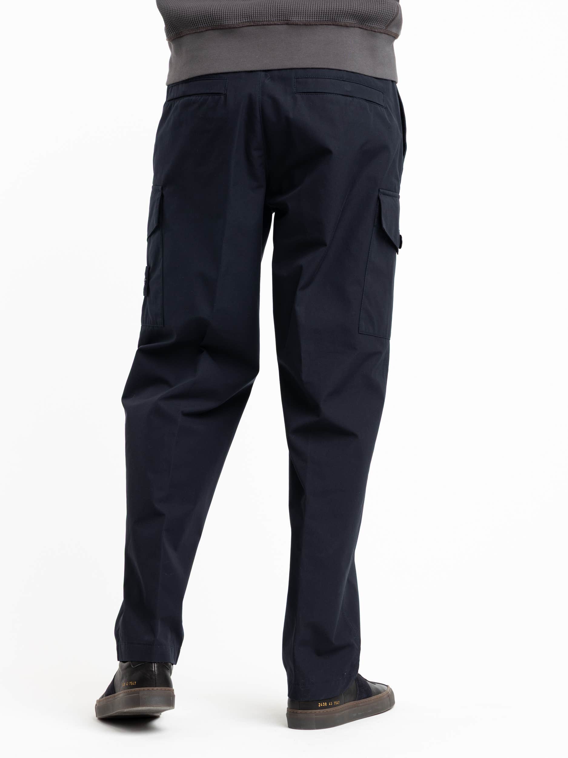 Cotton Weatherproof Pant In Navy