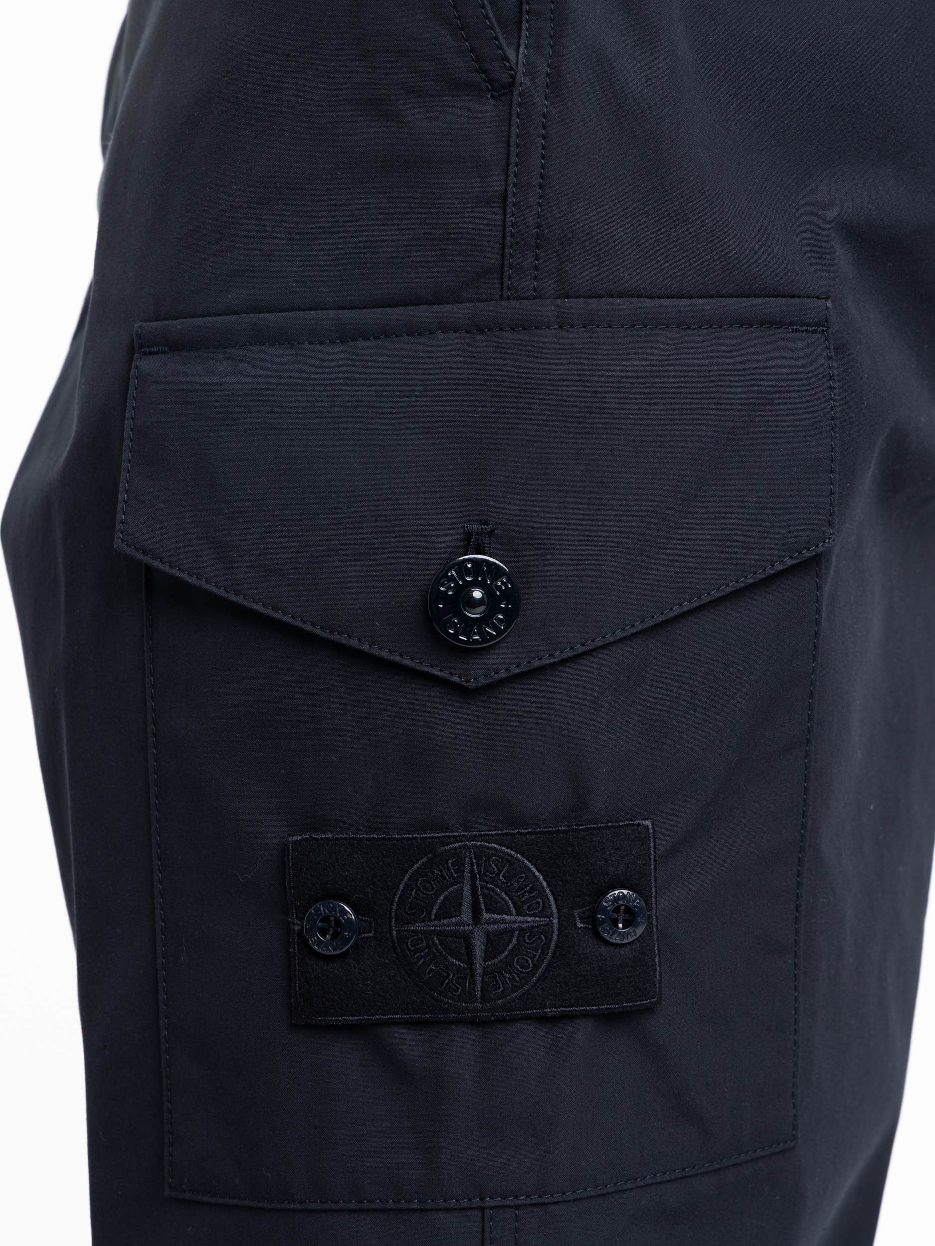 Cotton Weatherproof Pant In Navy