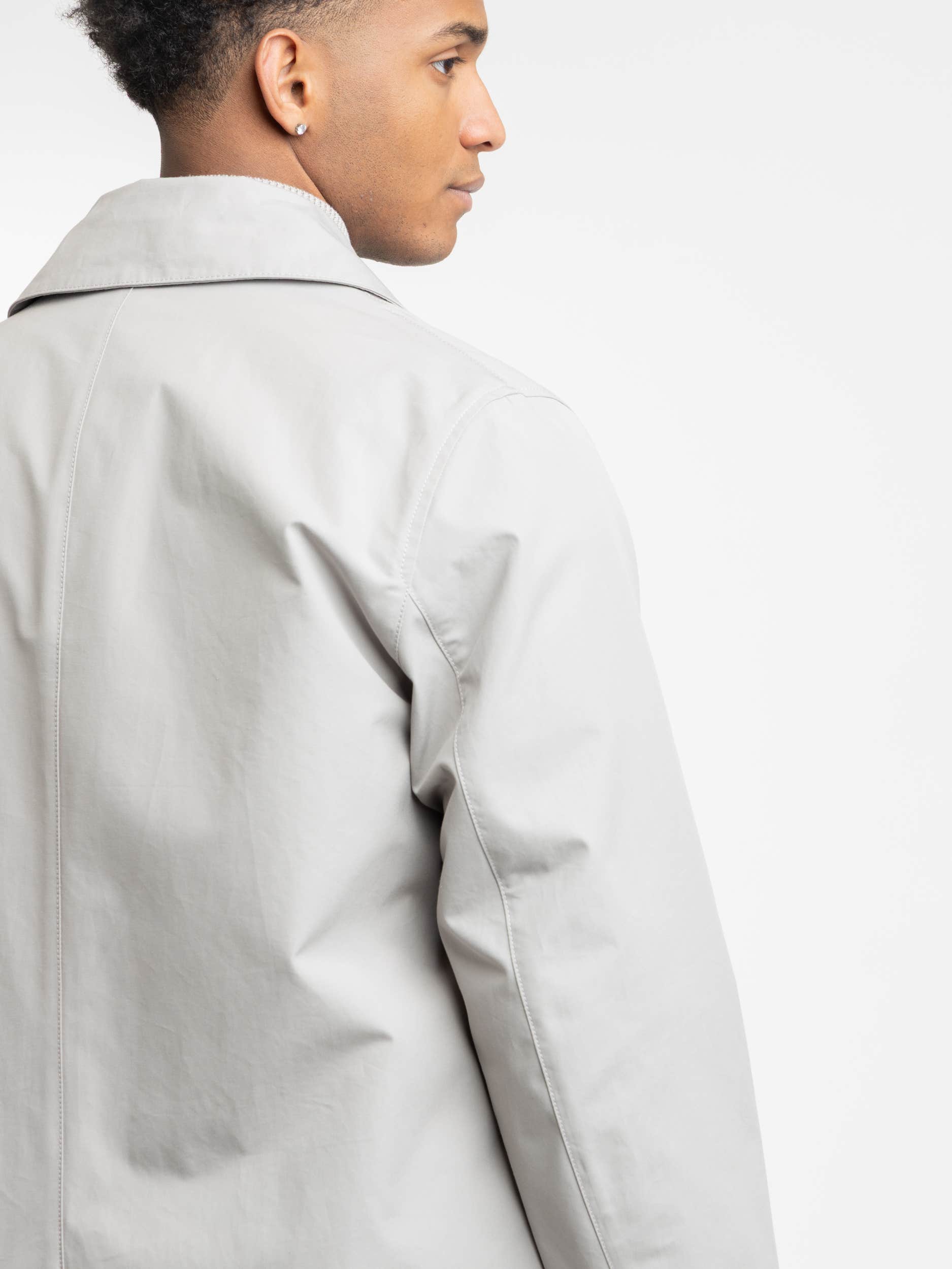 Ghost Weatherproof Cotton Grey Trench Coat