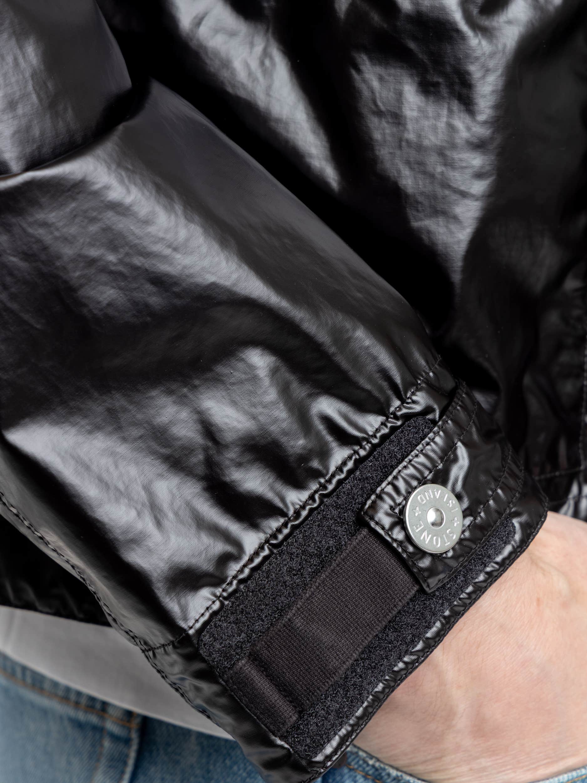 Mussola Gommata Black Jacket